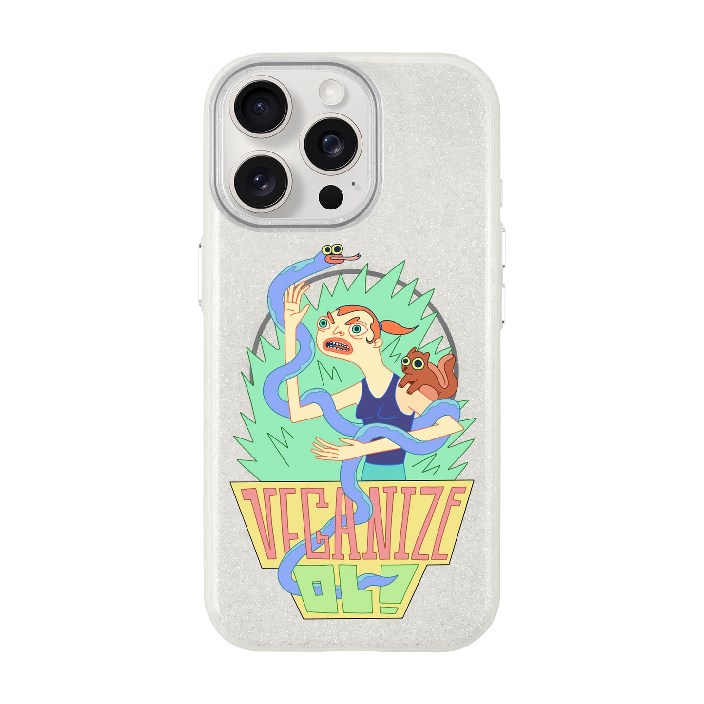 VEGANİZE-iPhone 15 Pro Max Radiant Kılıf MagSafe Özellikli