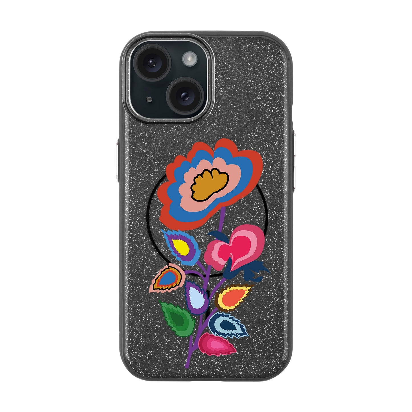 KNITTED FLOWER-iPhone 15 Plus Radiant Kılıf MagSafe Özellikli