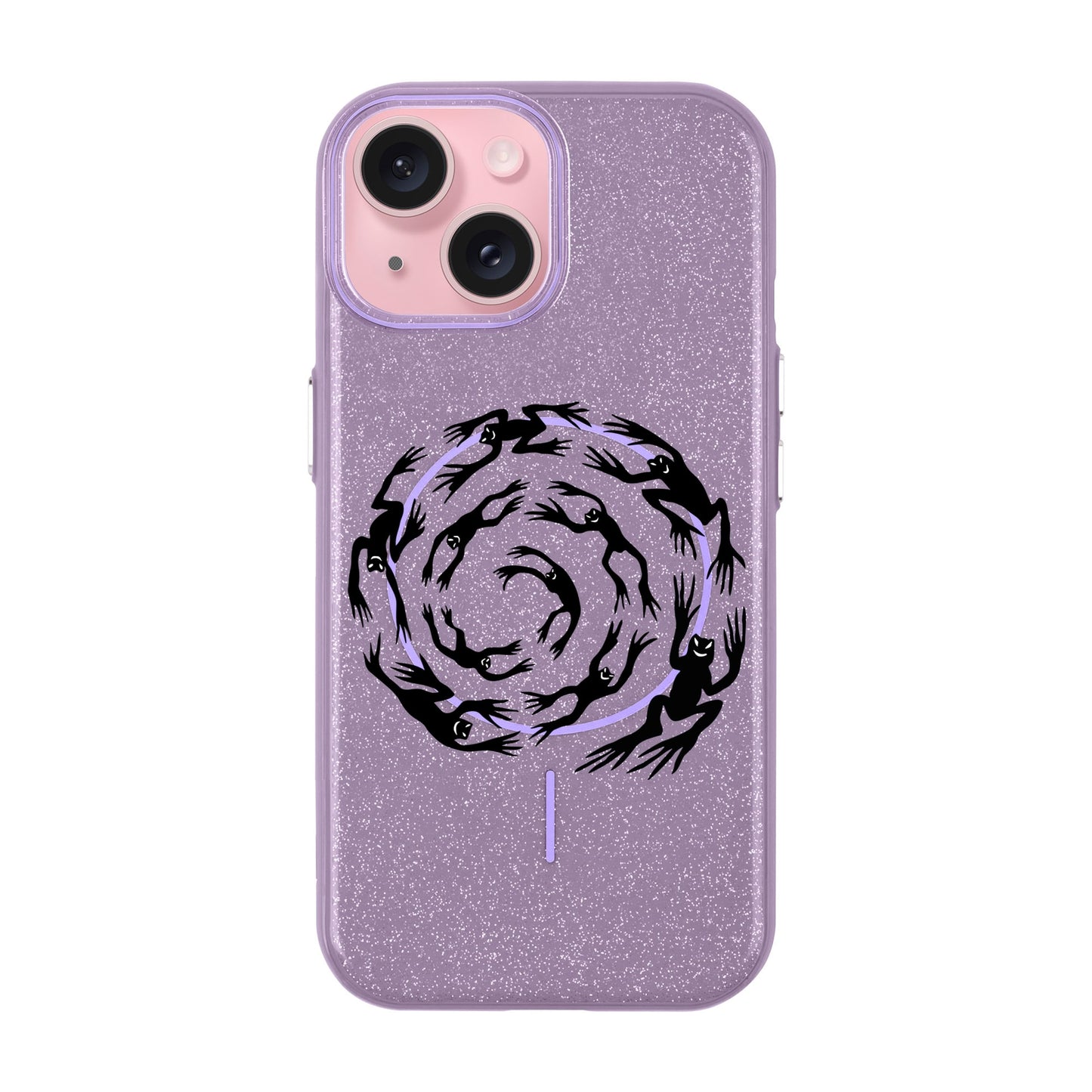 SWIRLING FROGS-iPhone 15 Plus Radiant Kılıf MagSafe Özellikli