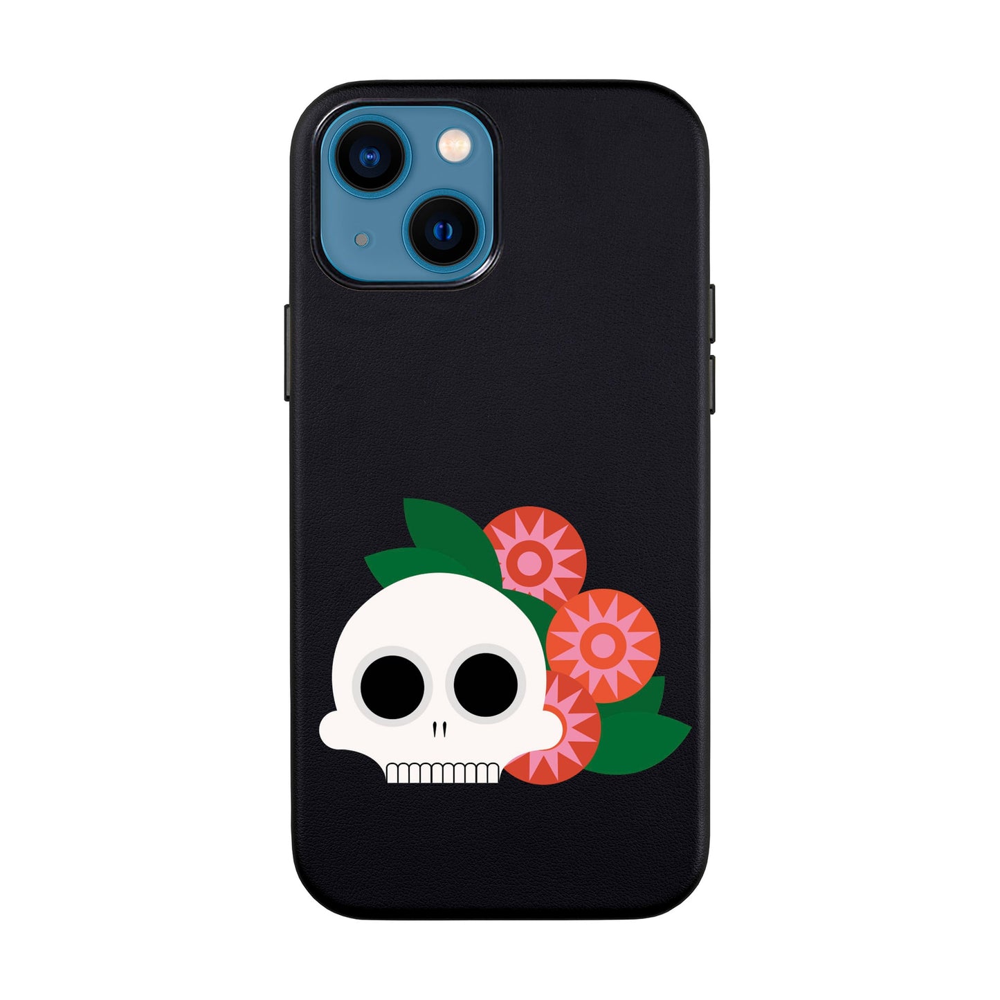 MEMENTO BLOOM-iPhone 14 Leather Kılıf
