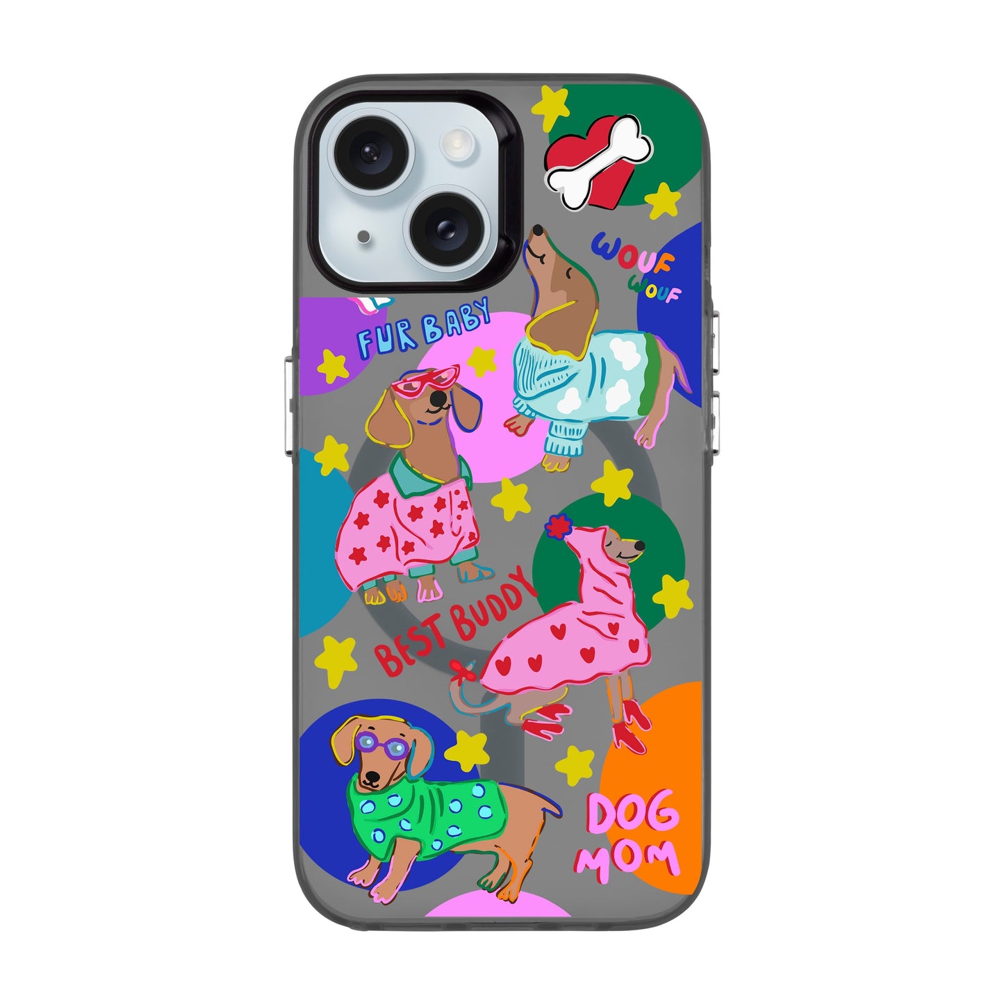 DOG MOM-iPhone 15 Hold Kılıf MagSafe Özellikli