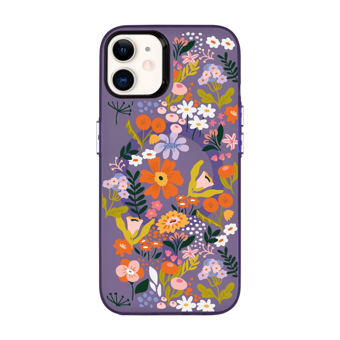 FLOWER-iPhone 11 Hold Kılıf MagSafe Özellikli