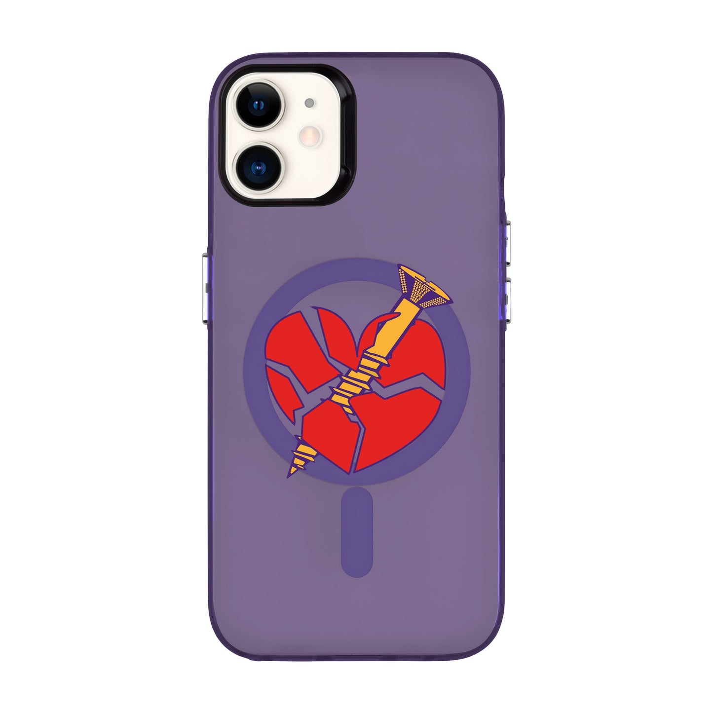 BROKEN HEART-iPhone 11 Hold Kılıf MagSafe Özellikli