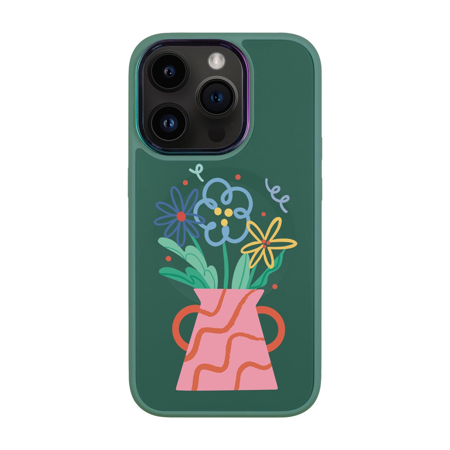 PINK VASE-iPhone 13 Pro Vigor Kılıf MagSafe Özellikli