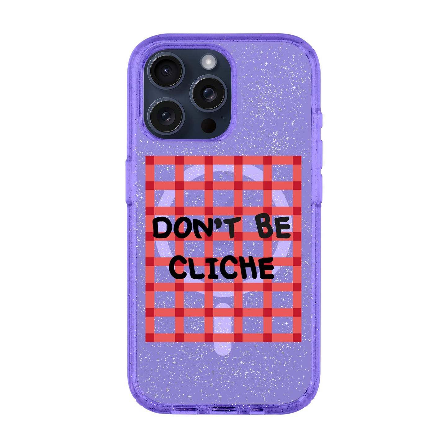 DON'T BE CLICHE-iPhone 15 Pro Max Shiny Kılıf MagSafe Özellikli