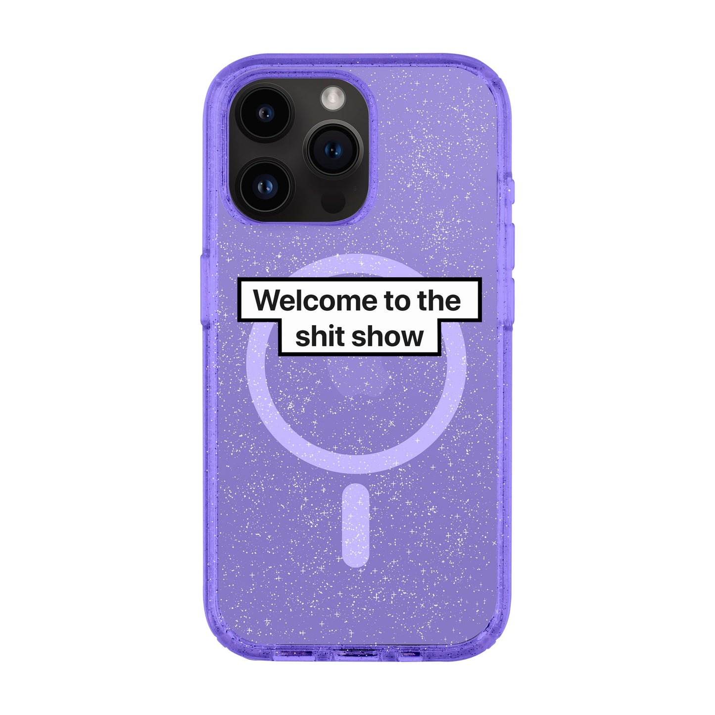 WELCOME-iPhone 14 Pro Max Shiny Kılıf MagSafe Özellikli