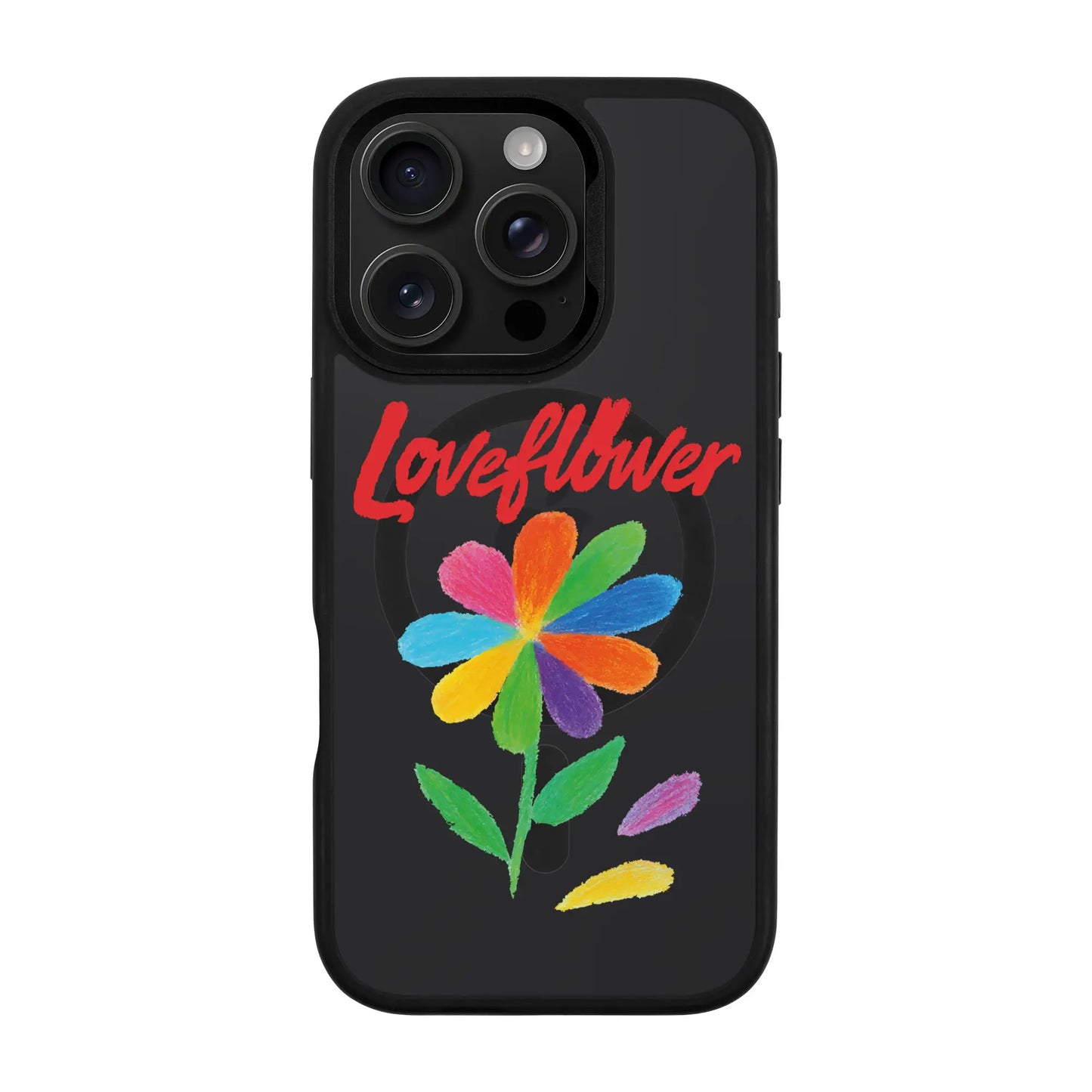 LOVE FLOWER-iPhone 16 Pro Rise Kılıf MagSafe Özellikli