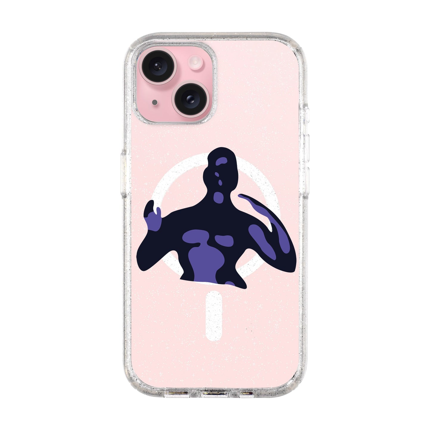 COSTUME-iPhone 14 Plus Shiny Kılıf MagSafe Özellikli