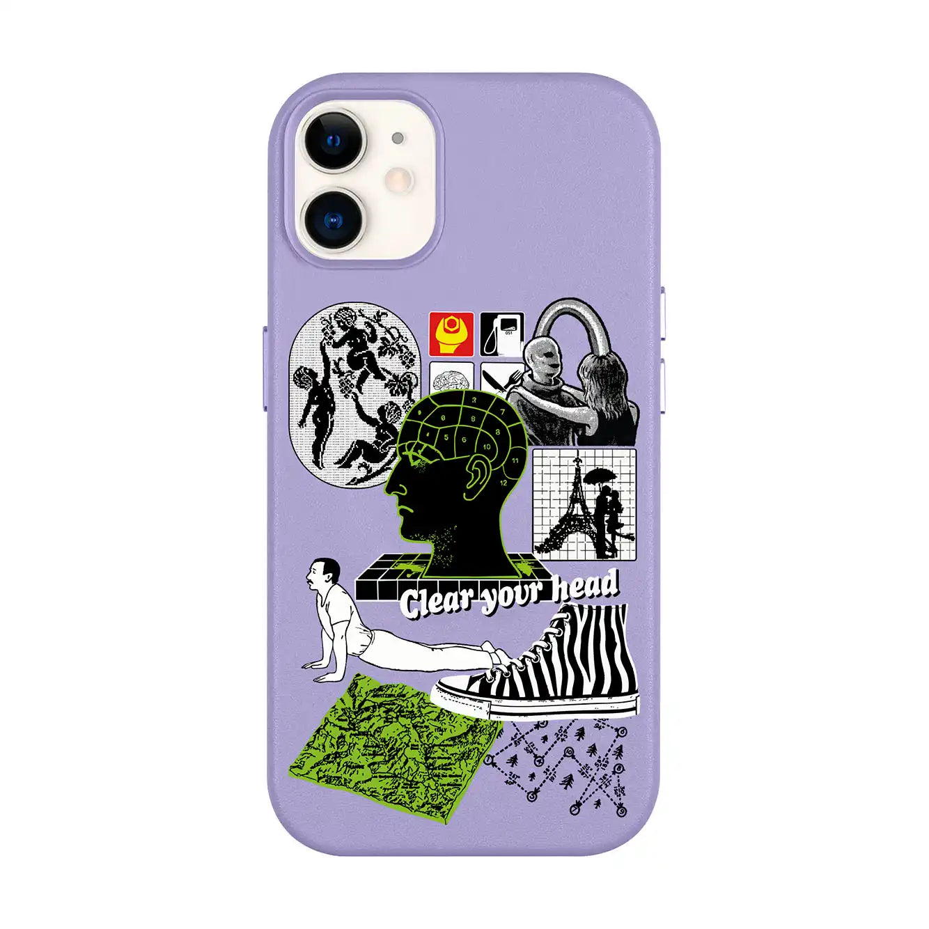 CLEAR YOUR HEAD-iPhone 11 Leather Kılıf MagSafe Özellikli