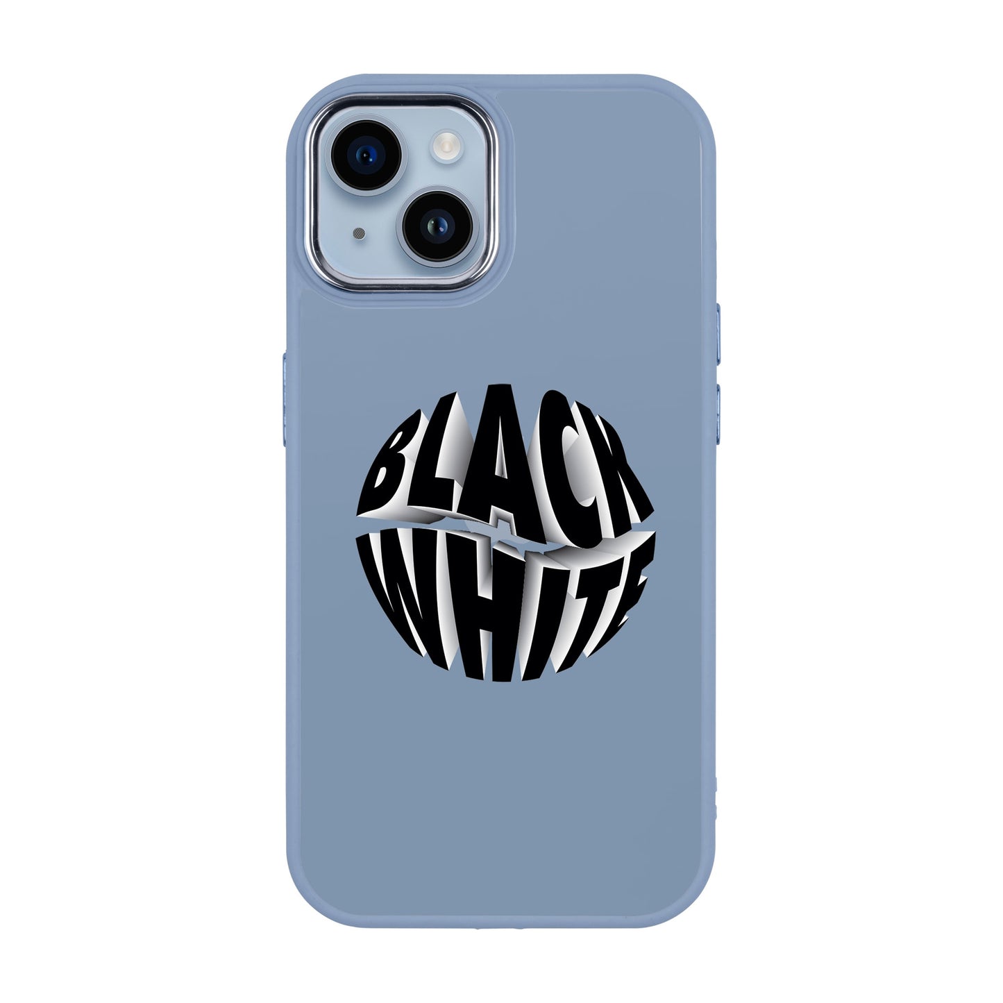 BLACK WHITE-iPhone 14 Plus Proof Kılıf