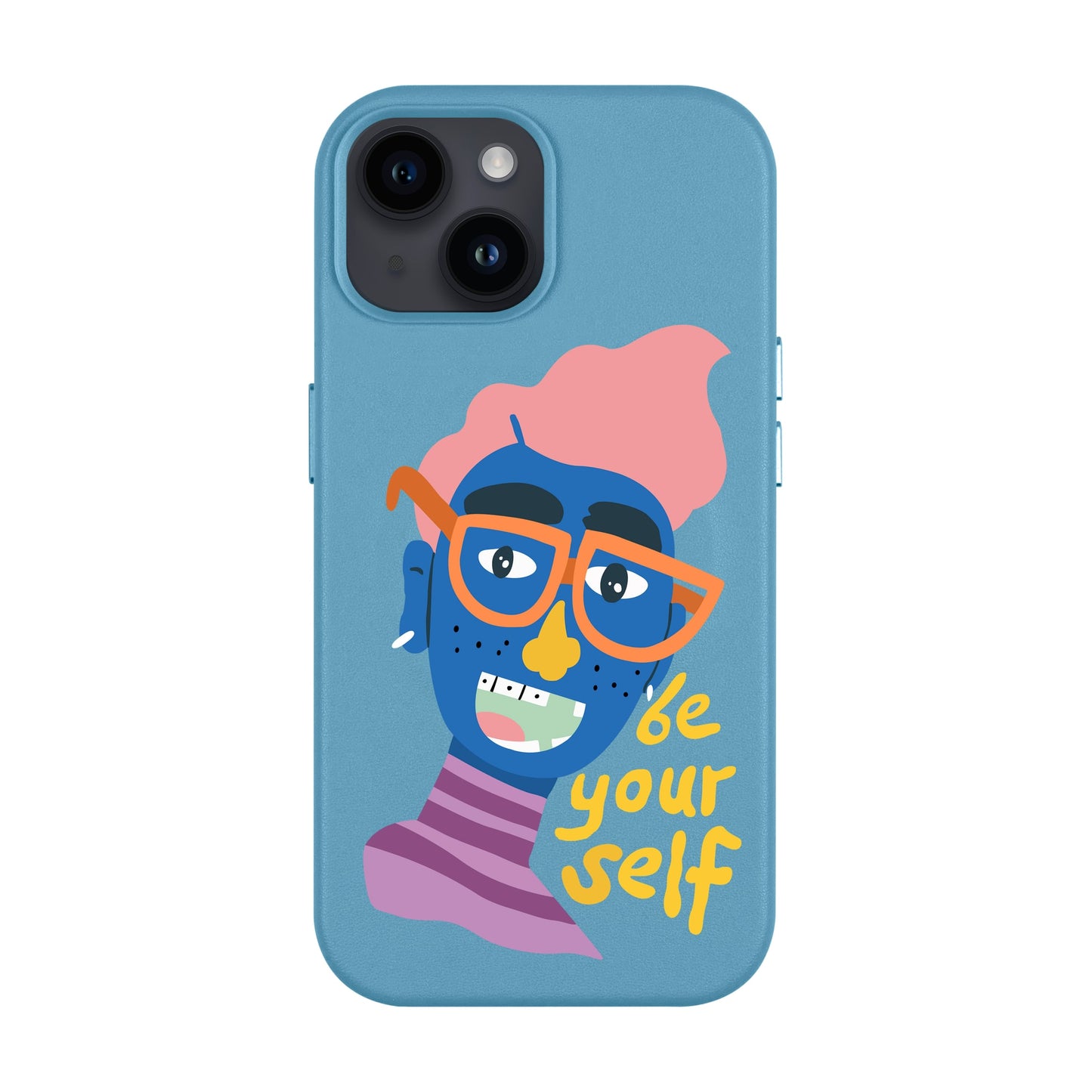 BE YOUR SELF-iPhone 13 Leather Kılıf MagSafe Özellikli