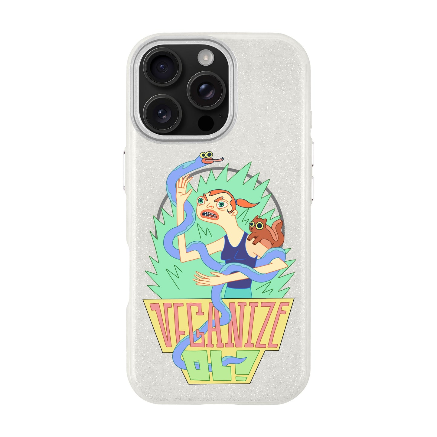 VEGANİZE-iPhone 16 Pro Max Radiant Kılıf MagSafe Özellikli