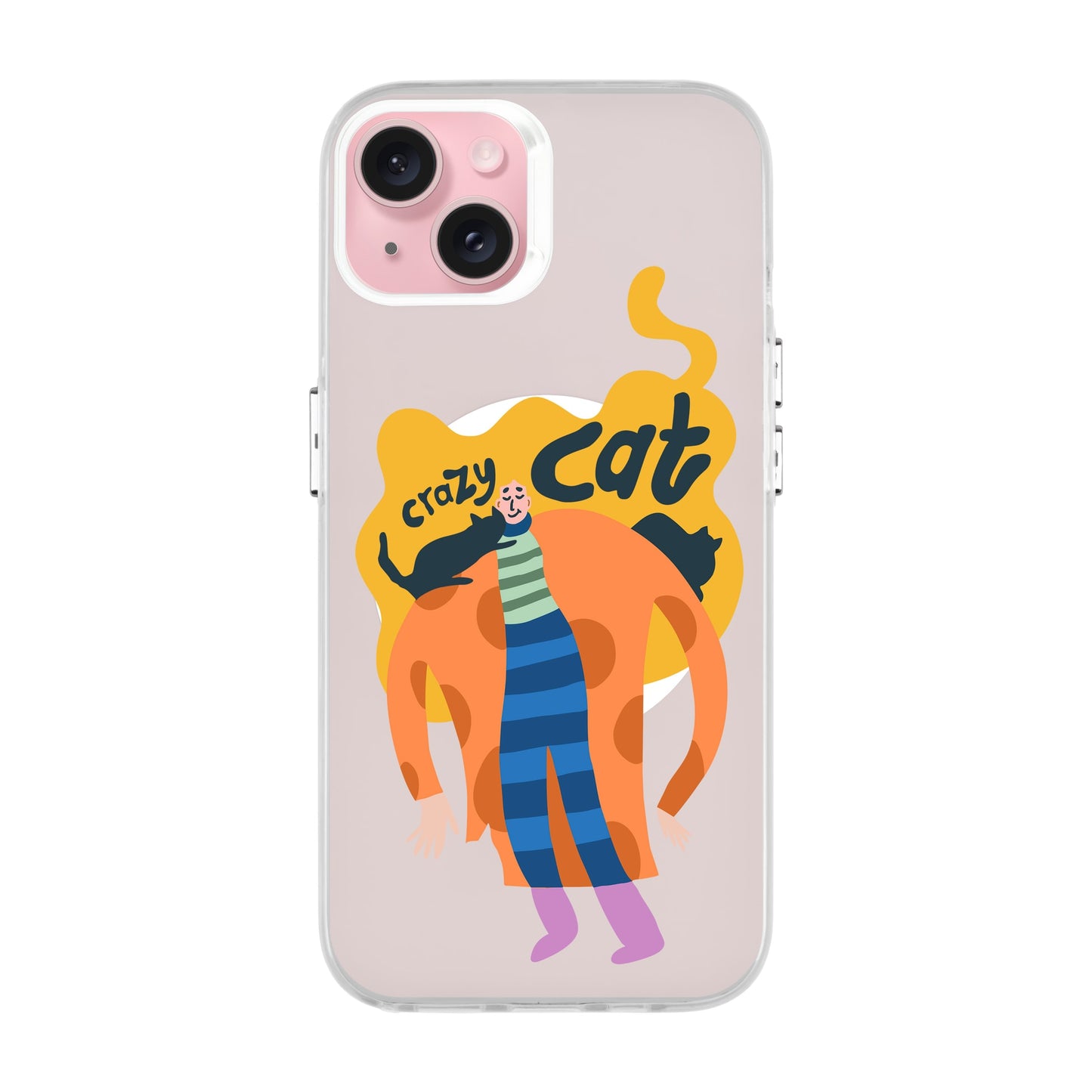 CRAZY CAT-iPhone 15 Plus Hold Kılıf MagSafe Özellikli