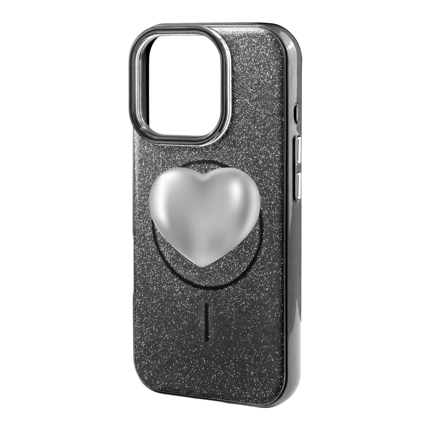 SILVER HEART-iPhone 16 Plus Radiant Kılıf MagSafe Özellikli