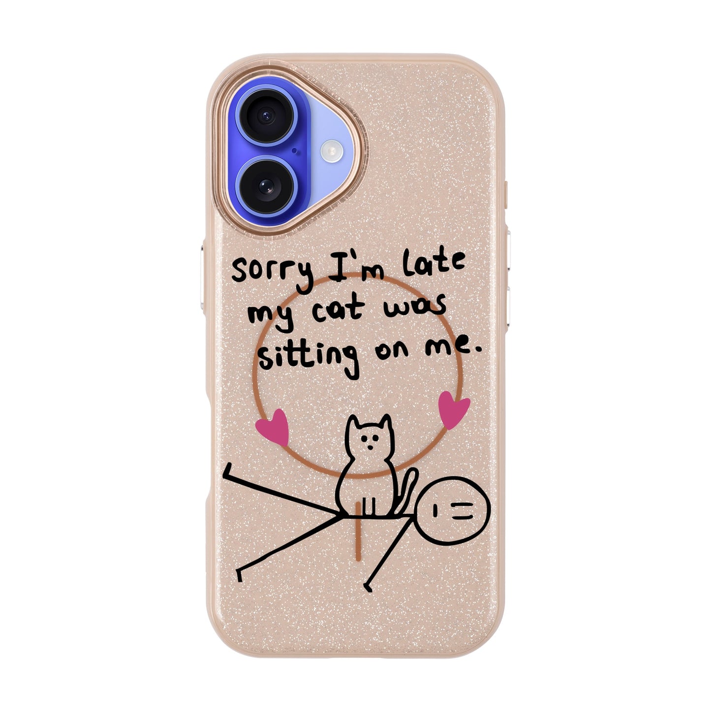 SORRY I'M LATE-iPhone 16 Radiant Kılıf MagSafe Özellikli
