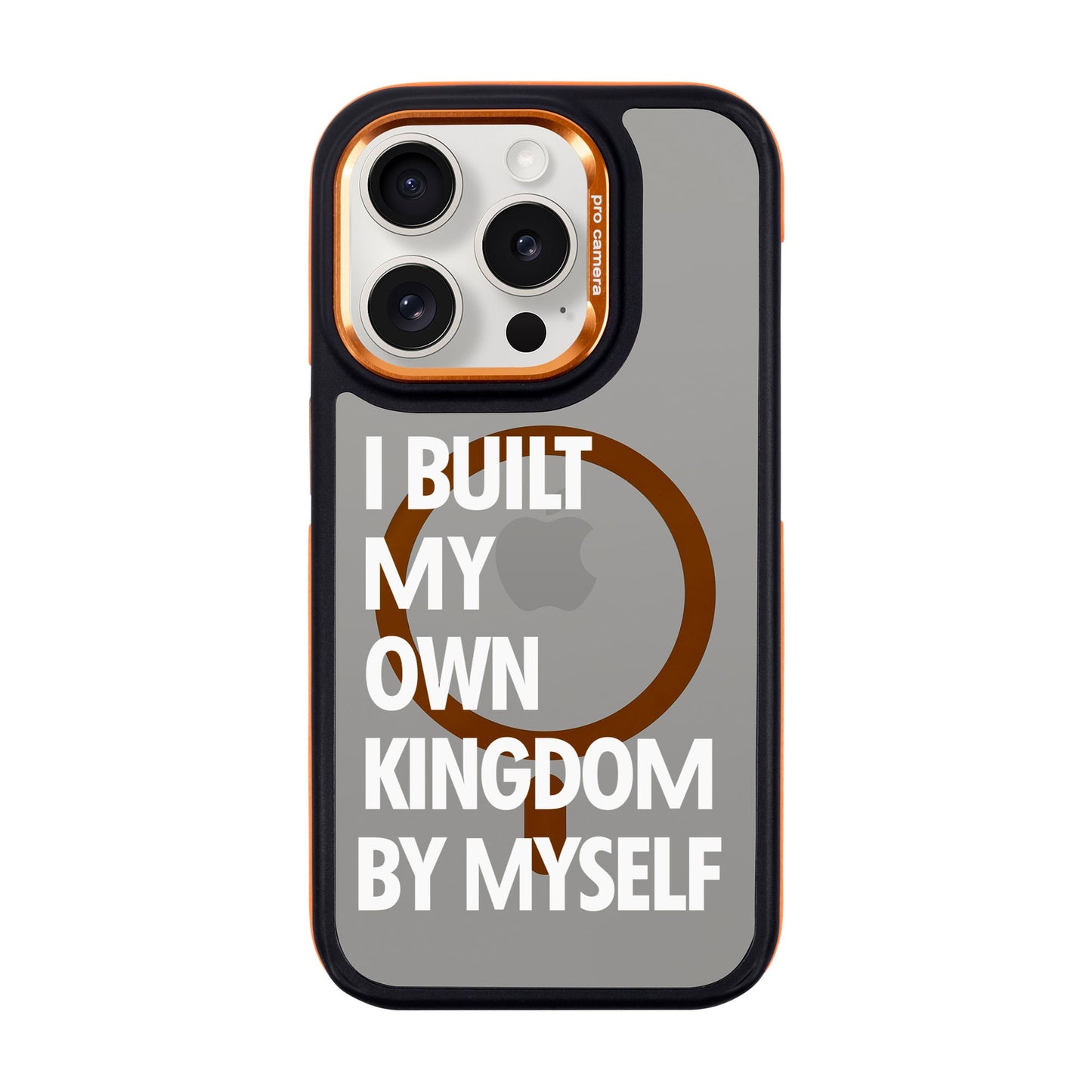 KINGDOM-iPhone 15 Pro Dark Kılıf MagSafe Özellikli