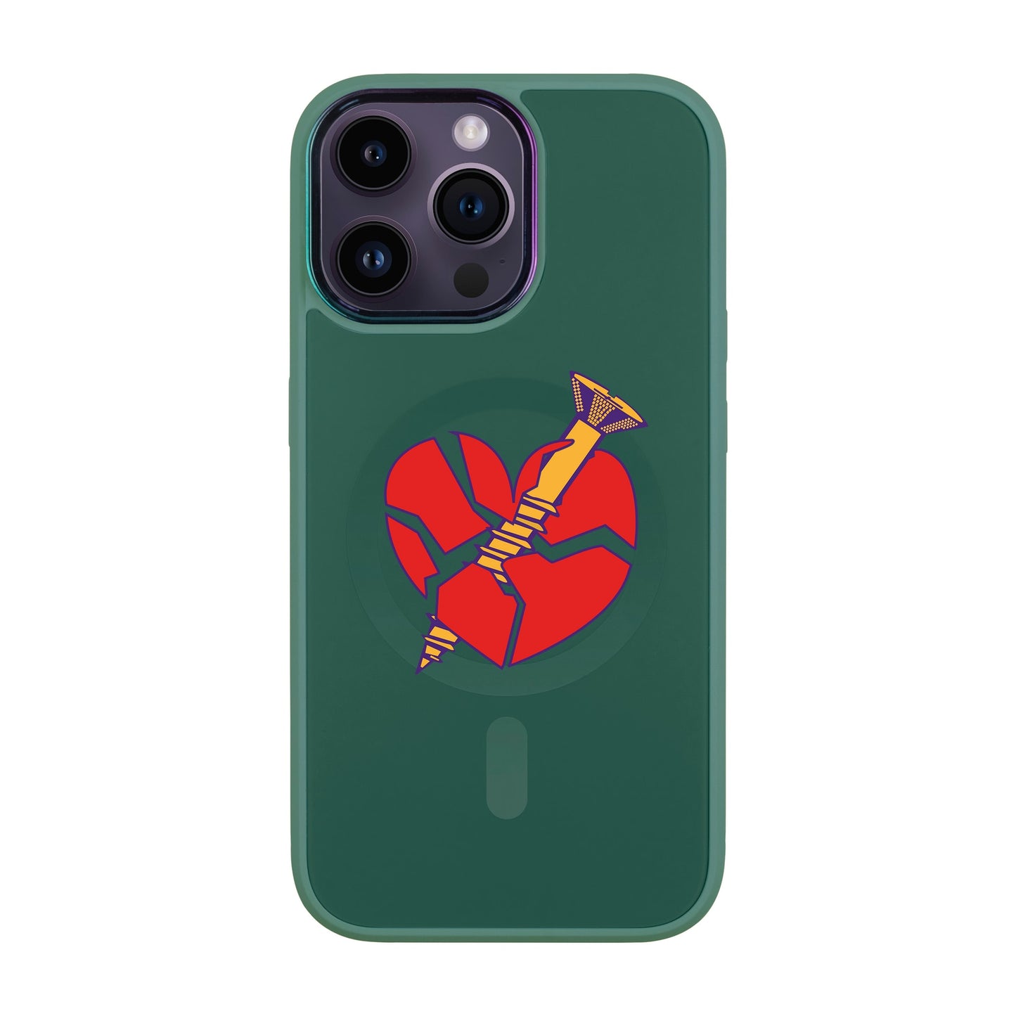 BROKEN HEART-iPhone 13 Pro Max Vigor Kılıf MagSafe Özellikli
