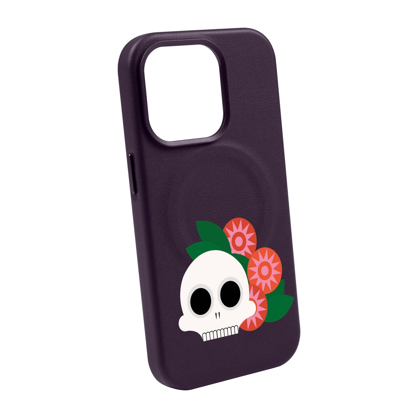 MEMENTO BLOOM-iPhone 14 Pro Max Leather Kılıf MagSafe Özellikli