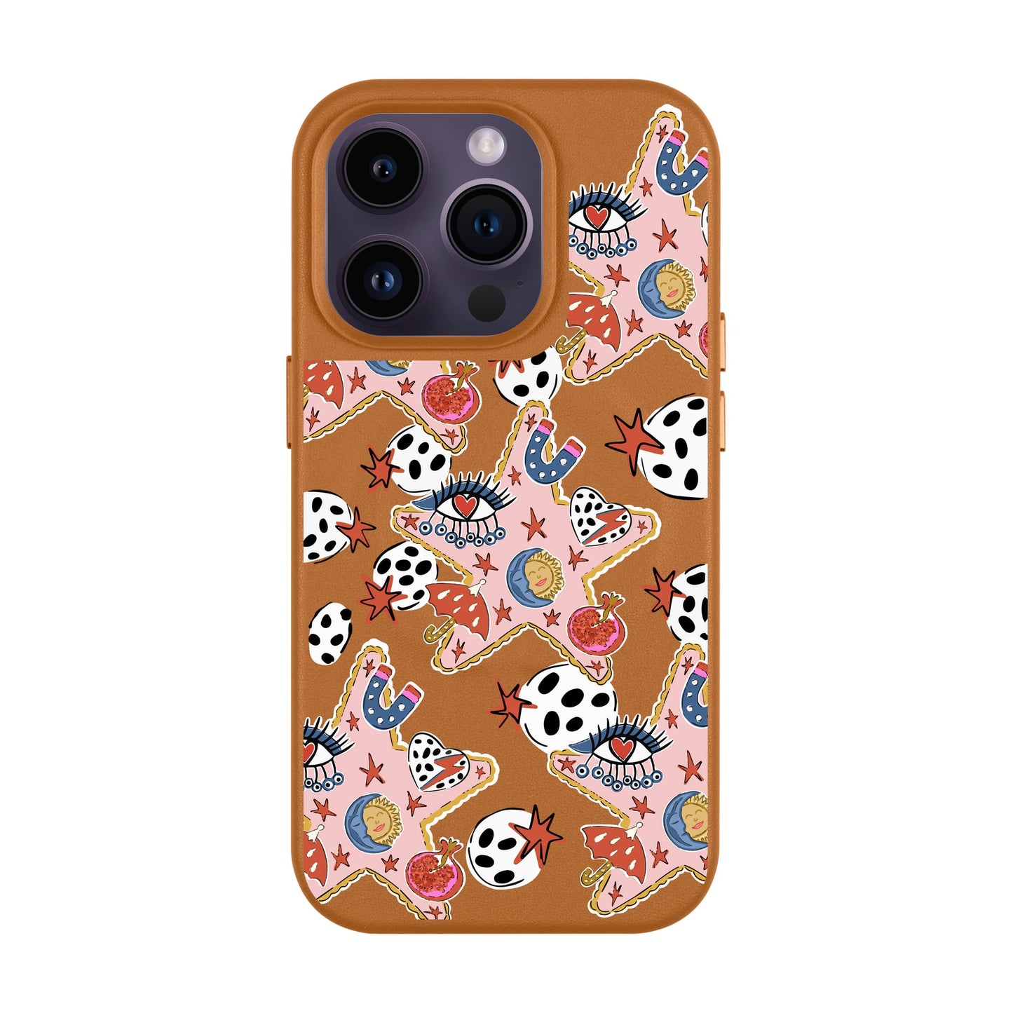 DURUSKO-iPhone 14 Pro Leather Kılıf MagSafe Özellikli