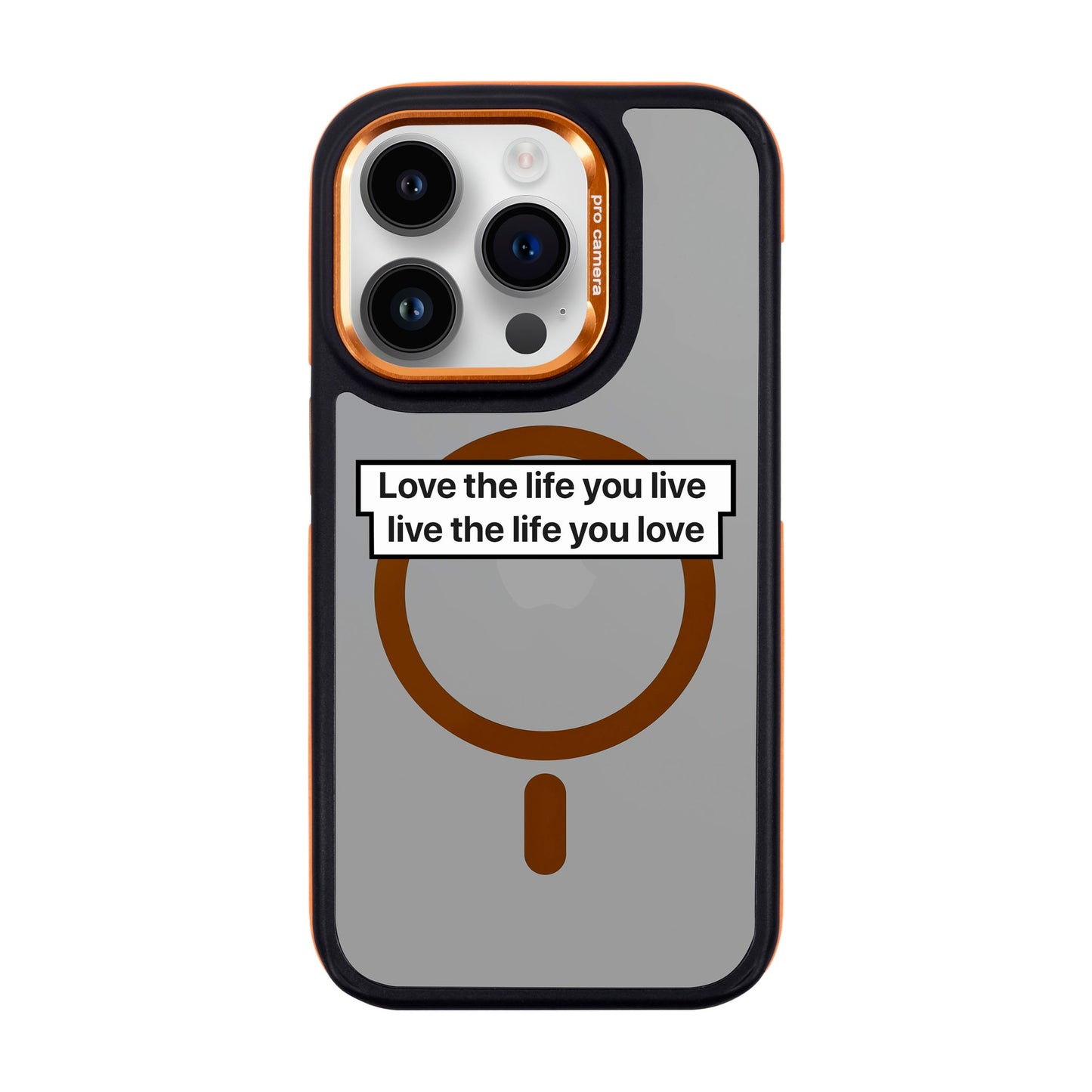 LOVE THE LIFE-iPhone 14 Pro Dark Kılıf MagSafe Özellikli