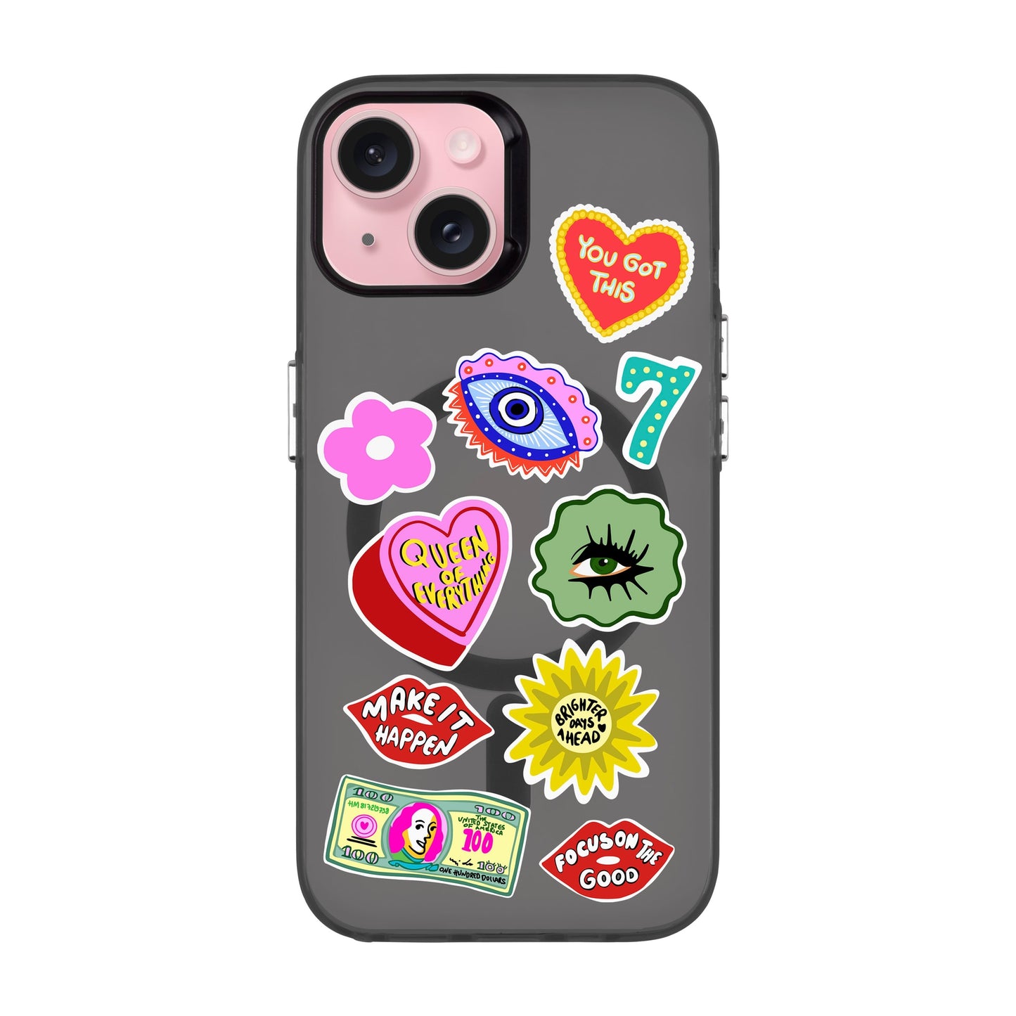 HM STICKERS-iPhone 15 Hold Kılıf MagSafe Özellikli