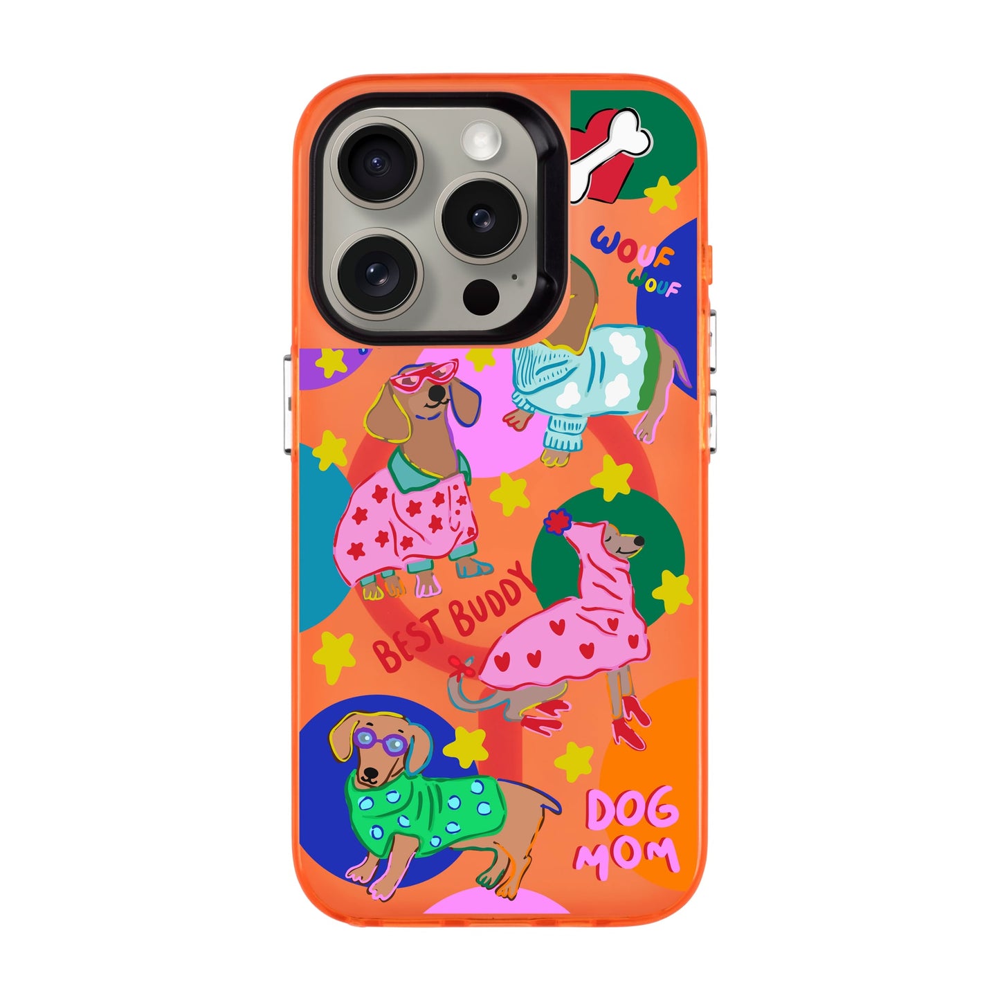 DOG MOM-iPhone 15 Pro Hold Kılıf MagSafe Özellikli