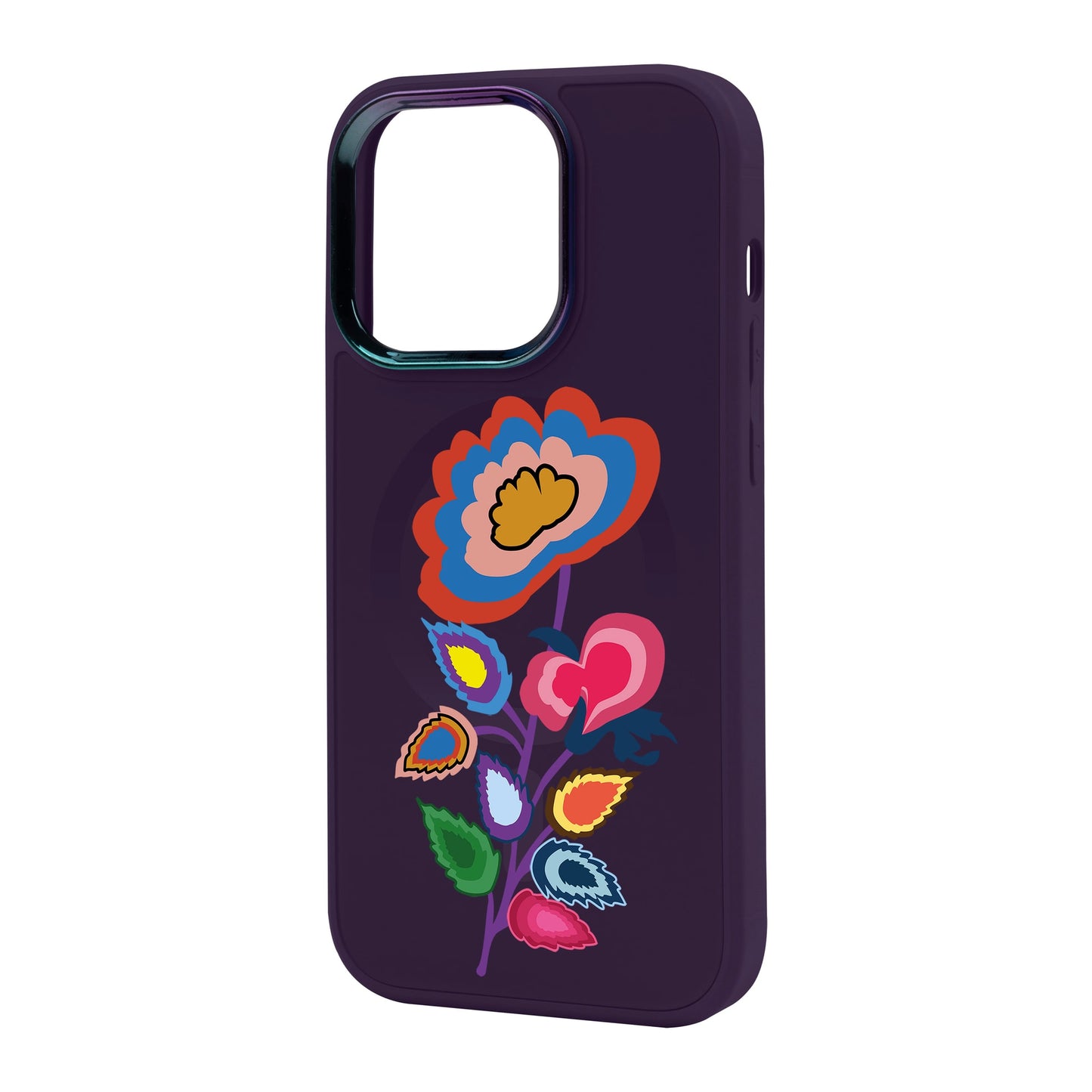 KNITTED FLOWER-iPhone 14 Pro Max Vigor Kılıf MagSafe Özellikli