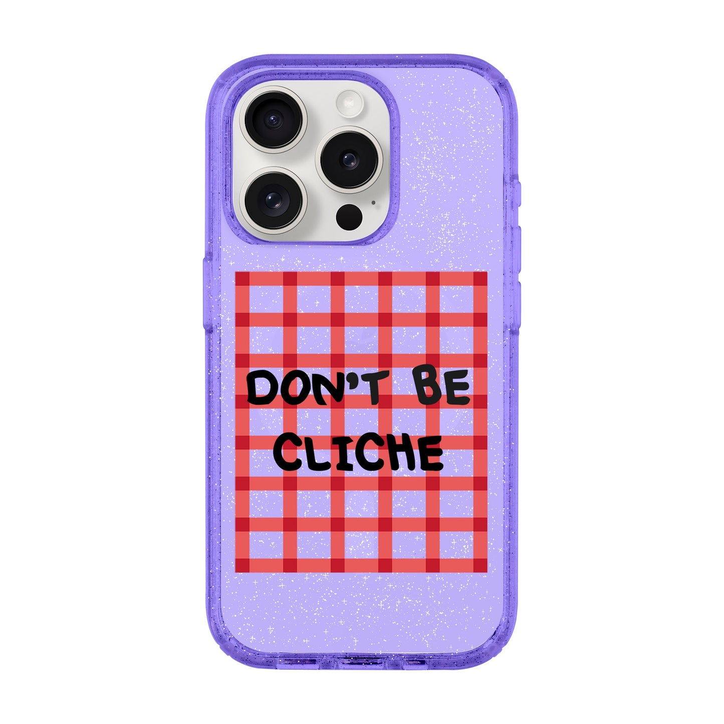 DON'T BE CLICHE-iPhone 15 Pro Shiny Kılıf MagSafe Özellikli