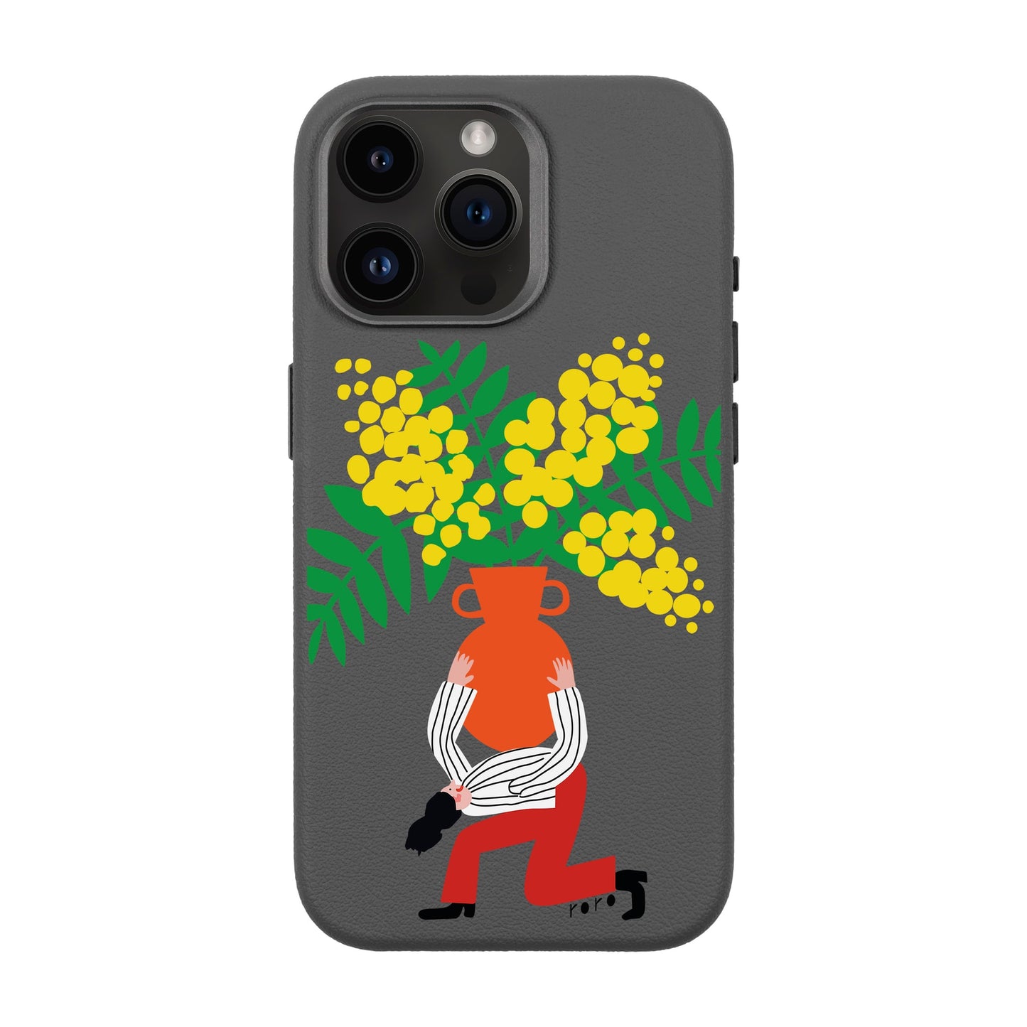 VASE-iPhone 14 Pro Max Leather Premium Kılıf MagSafe Özellikli