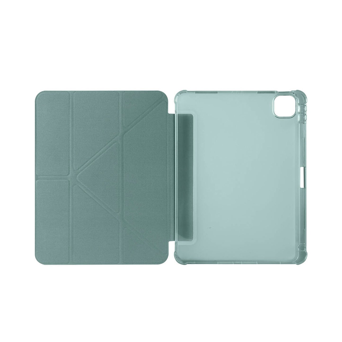 Apple iPad Air 11 inç 2024-Trigon Folding Kalemlikli Standlı Kılıf
