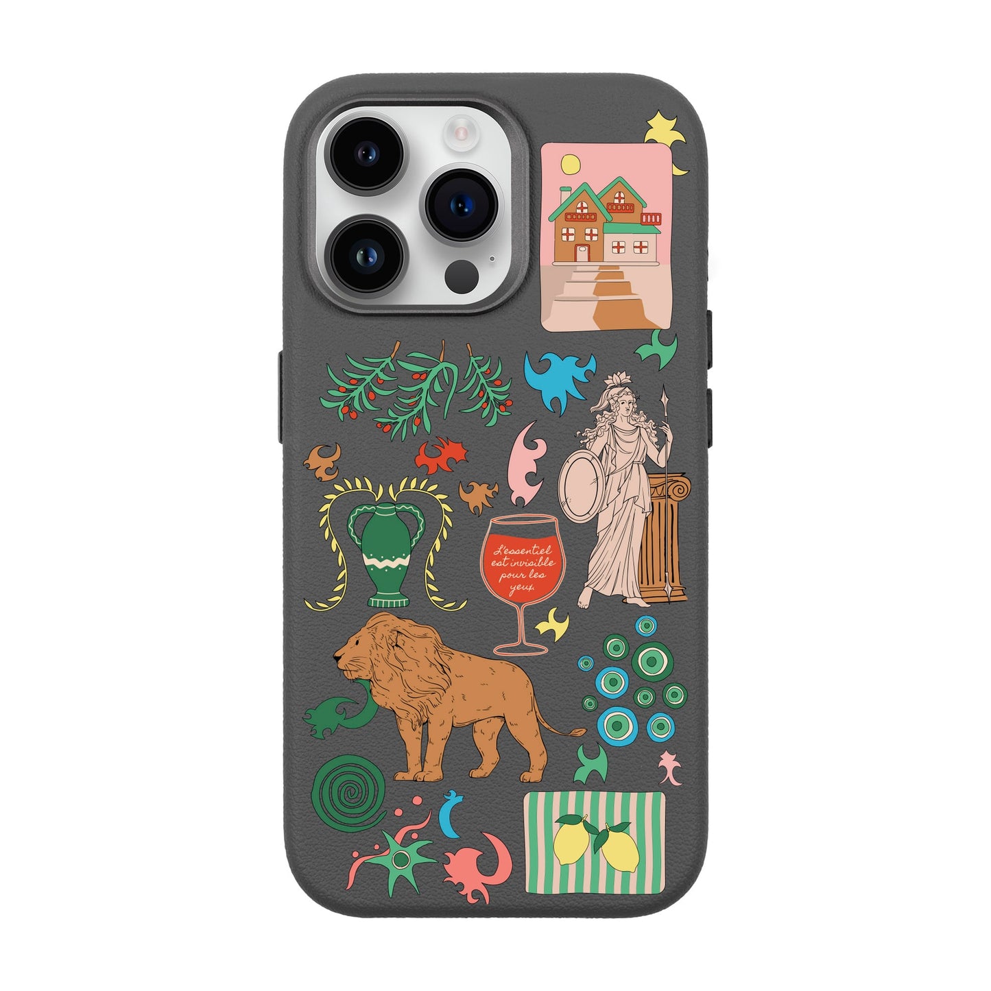 IODES SOUL TRAVELLER-iPhone 14 Pro Max Leather Premium Kılıf MagSafe Özellikli