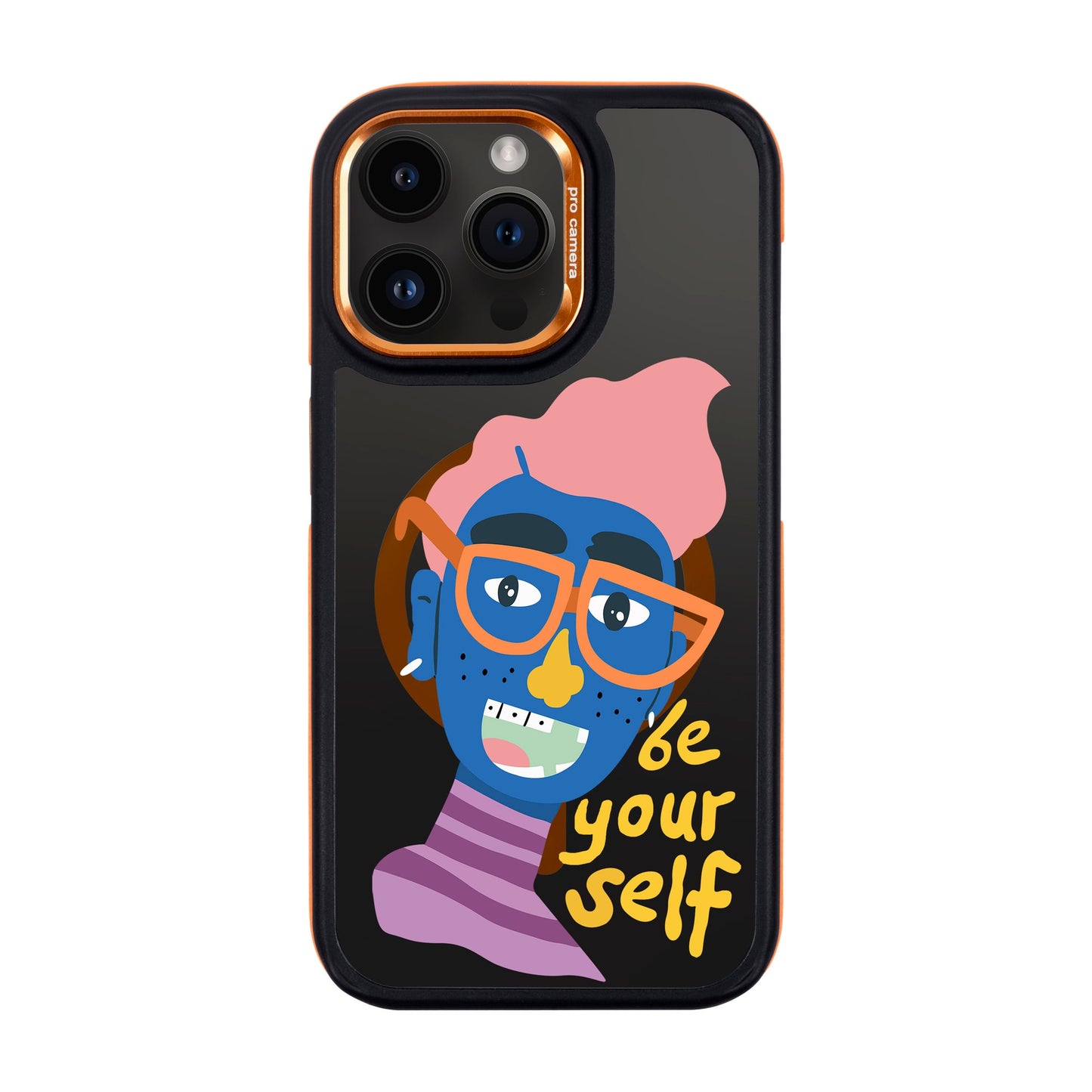 BE YOUR SELF-iPhone 14 Pro Max Dark Kılıf MagSafe Özellikli