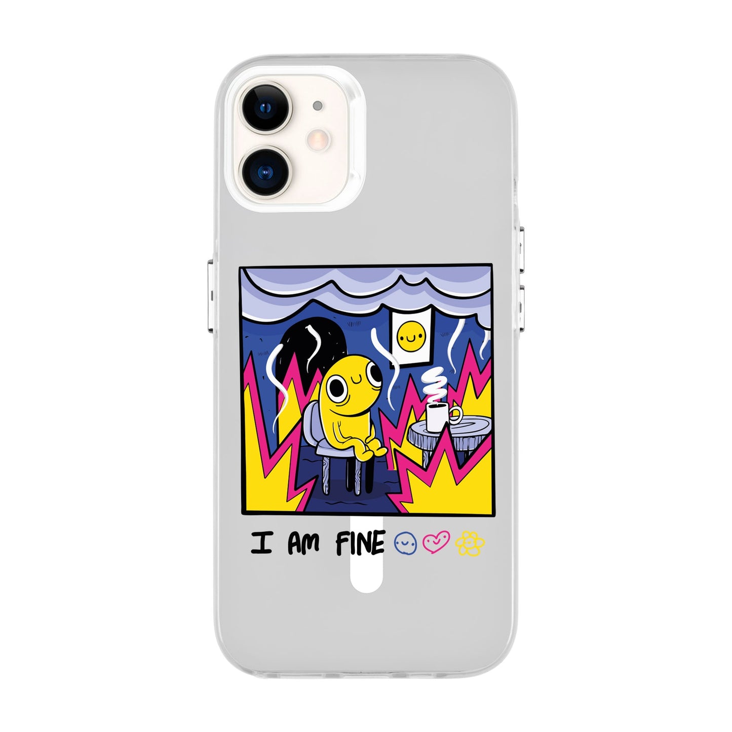 I AM FINE-iPhone 11 Hold Kılıf MagSafe Özellikli
