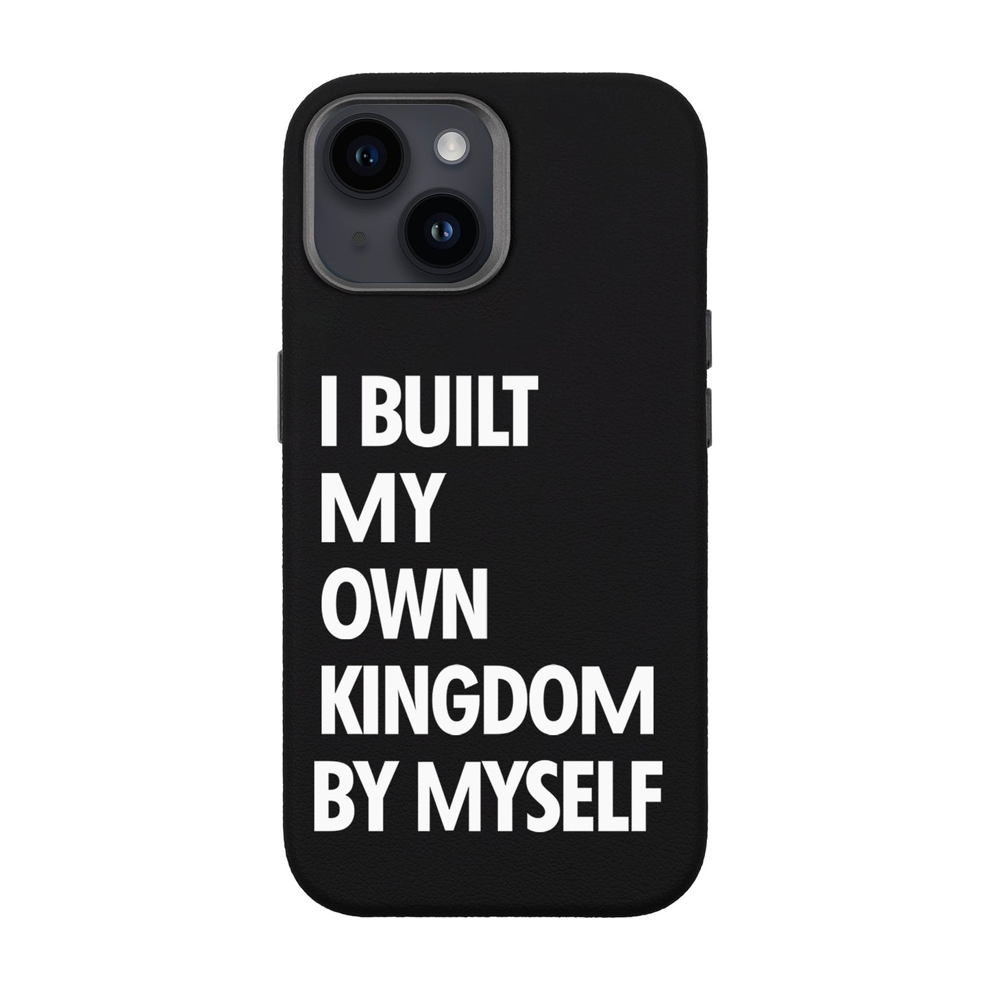 KINGDOM-iPhone 14 Leather Premium Kılıf MagSafe Özellikli