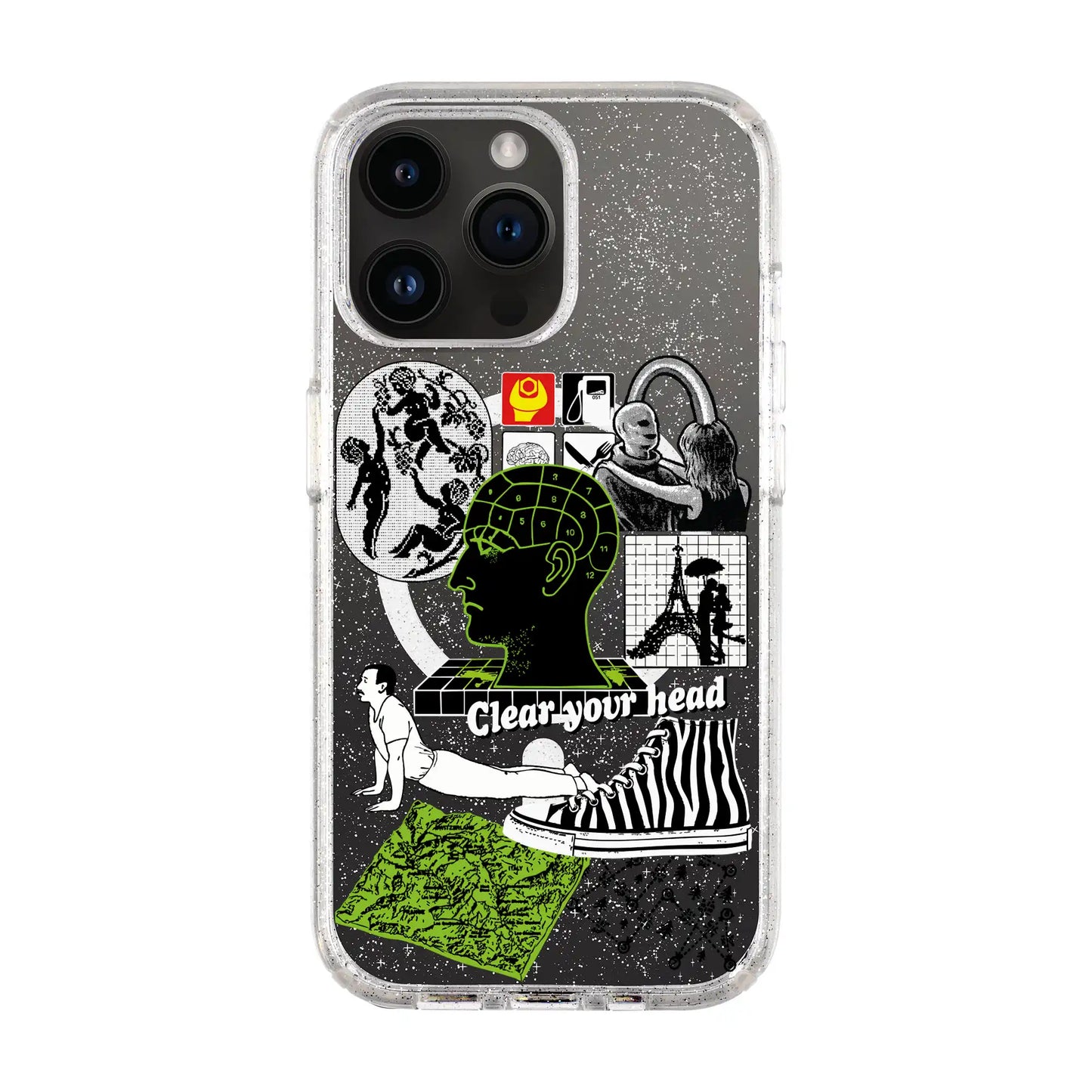 CLEAR YOUR HEAD-iPhone 14 Pro Max Shiny Kılıf MagSafe Özellikli