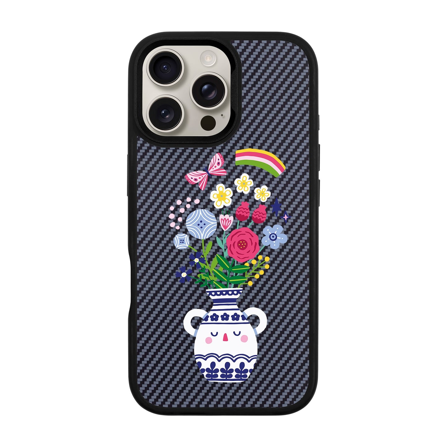 PARTERRE-iPhone 16 Pro Max Plaid Kılıf MagSafe Özellikli