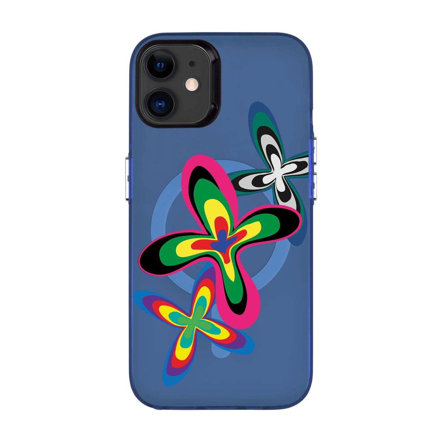 COLOR FLOWER-iPhone 11 Hold Kılıf MagSafe Özellikli