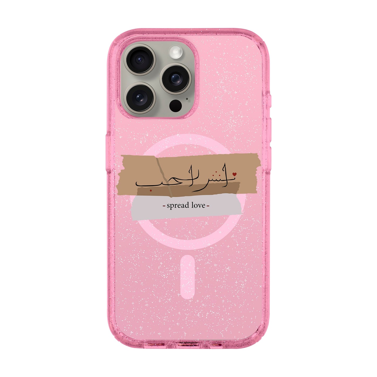 SPREAD LOVE-iPhone 15 Pro Max Shiny Kılıf MagSafe Özellikli