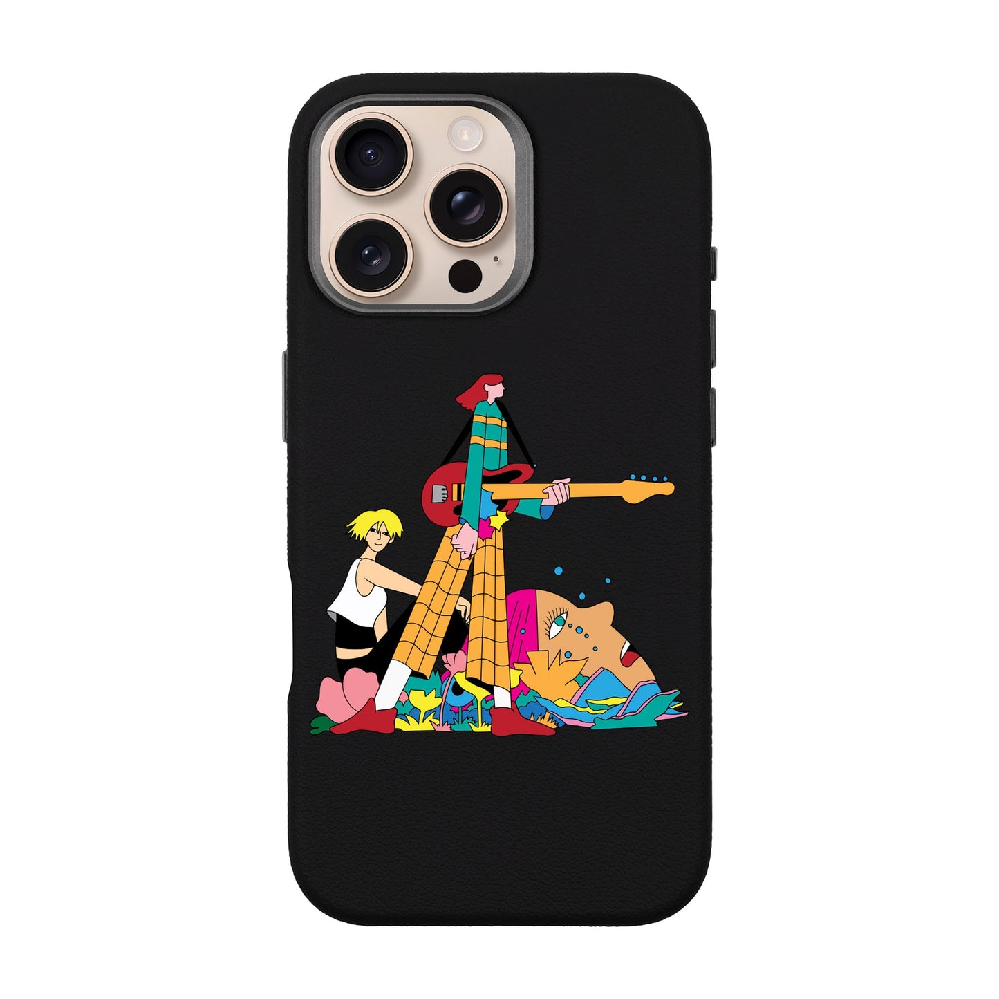 HER BAND-iPhone 16 Pro Max Leather Premium Kılıf MagSafe Özellikli