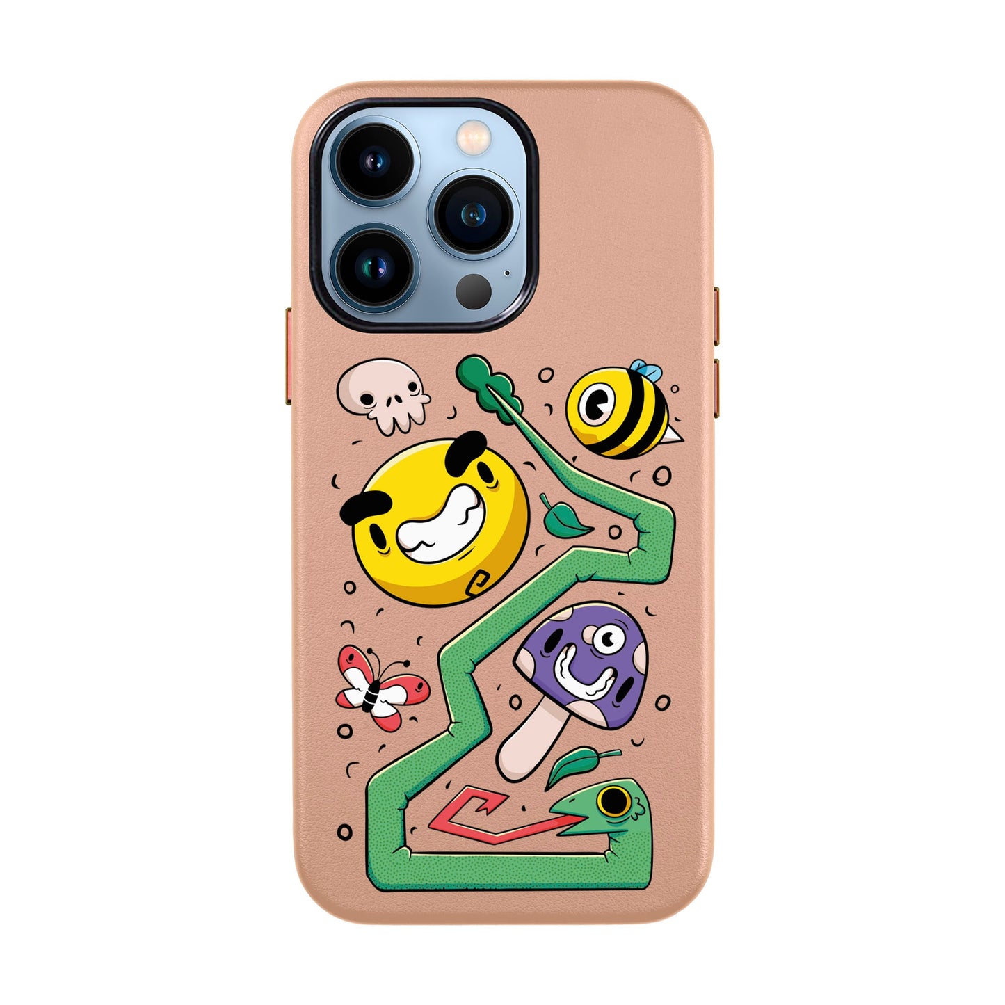 NADUR-iPhone 13 Pro Max Leather Kılıf