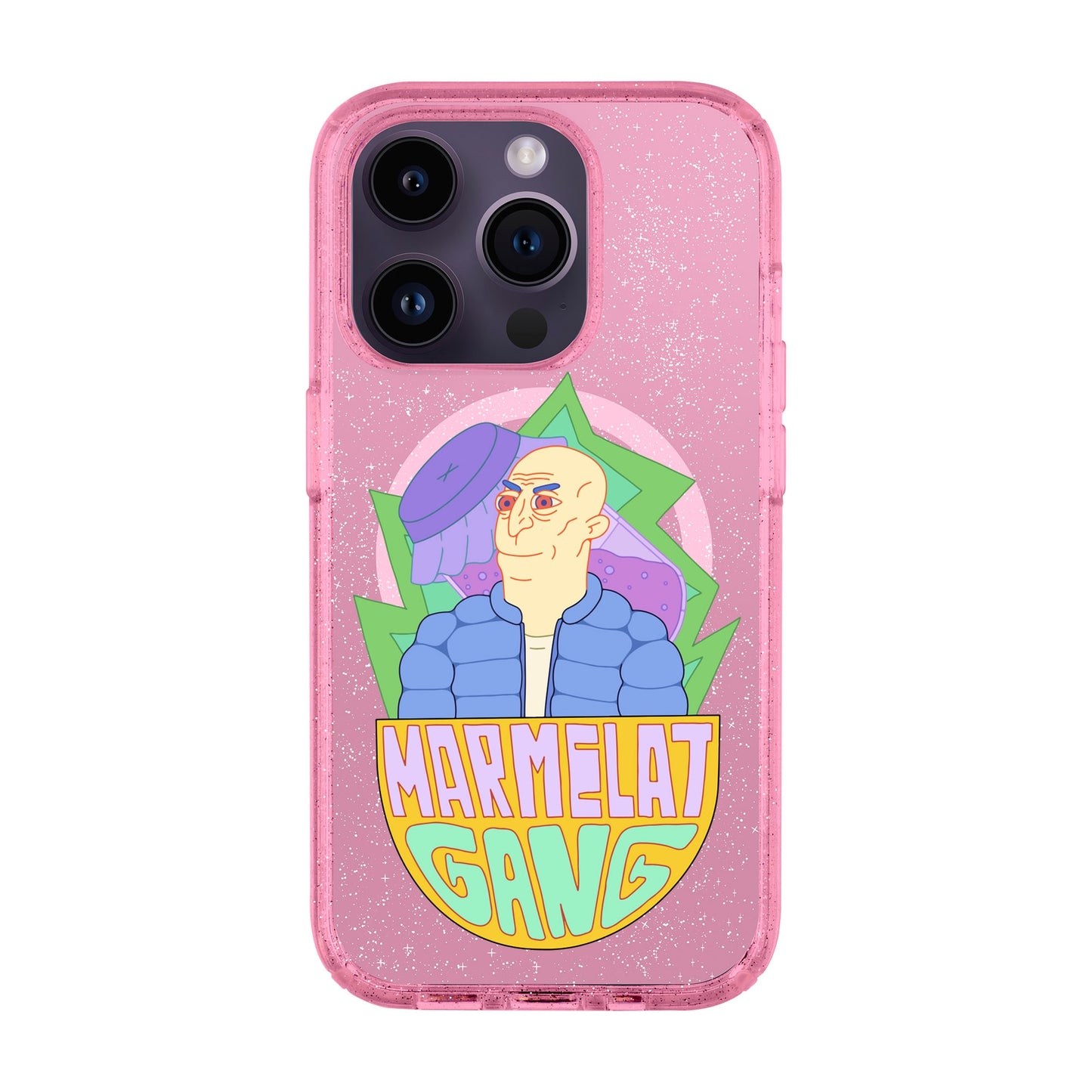 MARMELAT GANG-iPhone 14 Pro Shiny Kılıf MagSafe Özellikli