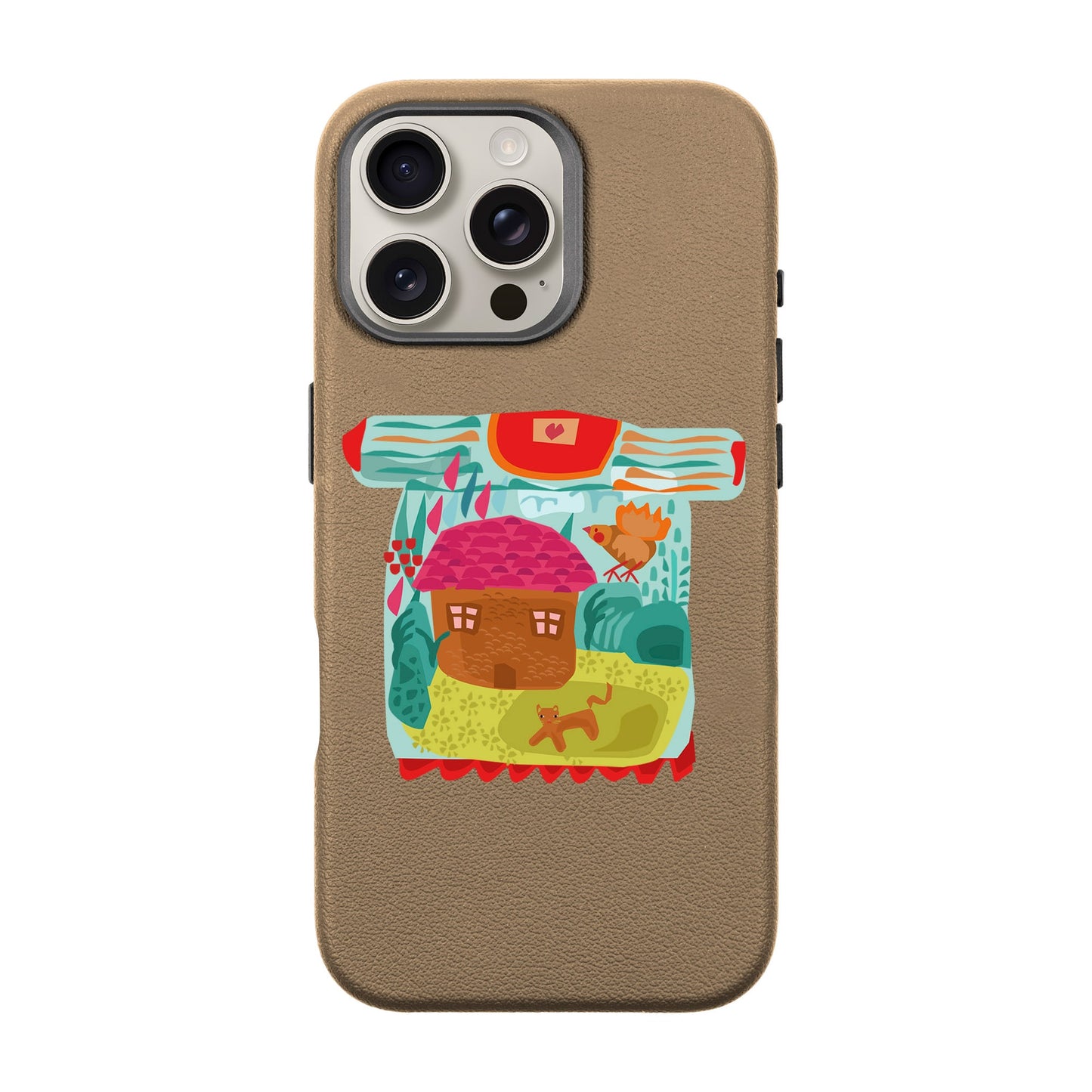 SİHİRLİ KAZAK-iPhone 16 Pro Max Leather Premium Kılıf MagSafe Özellikli
