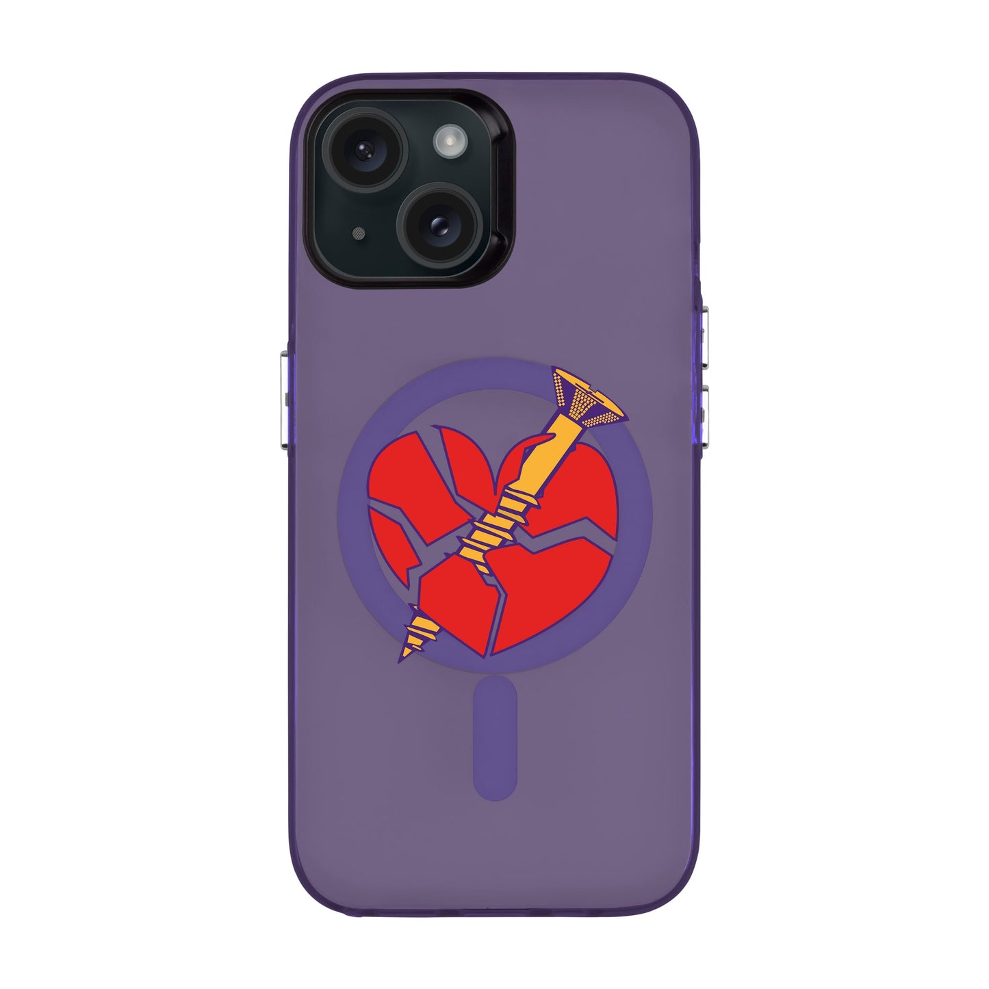 BROKEN HEART-iPhone 13 Hold Kılıf MagSafe Özellikli