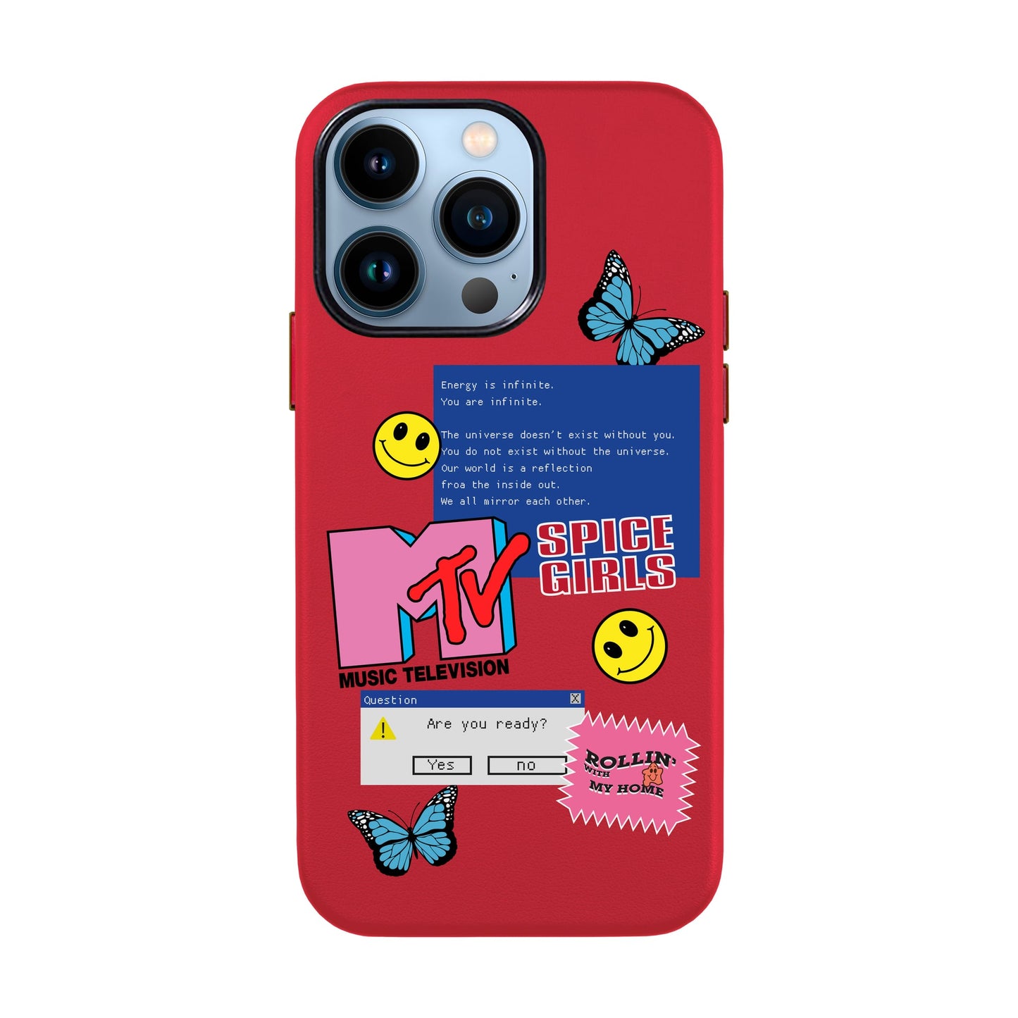 ARE YOU READY-iPhone 13 Pro Max Leather Kılıf