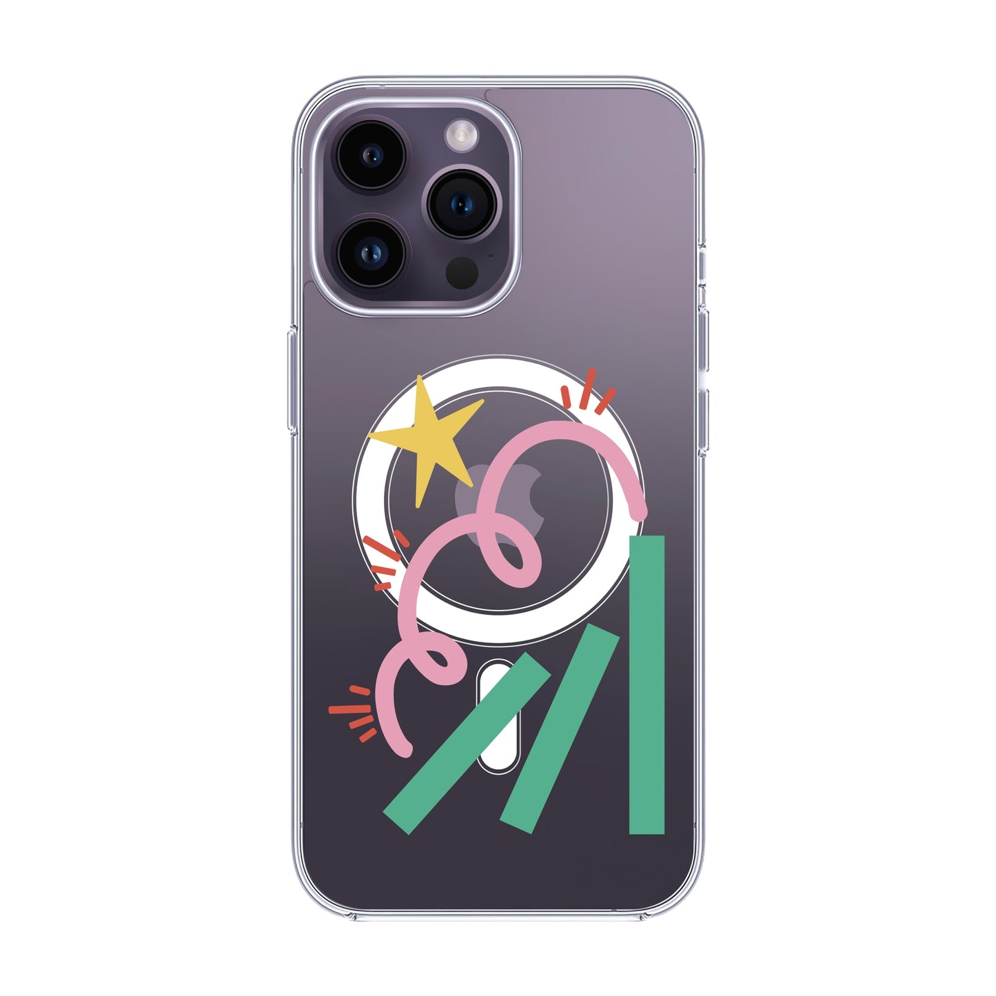 DOMINO-iPhone 14 Pro Max Solid Kılıf MagSafe Özellikli