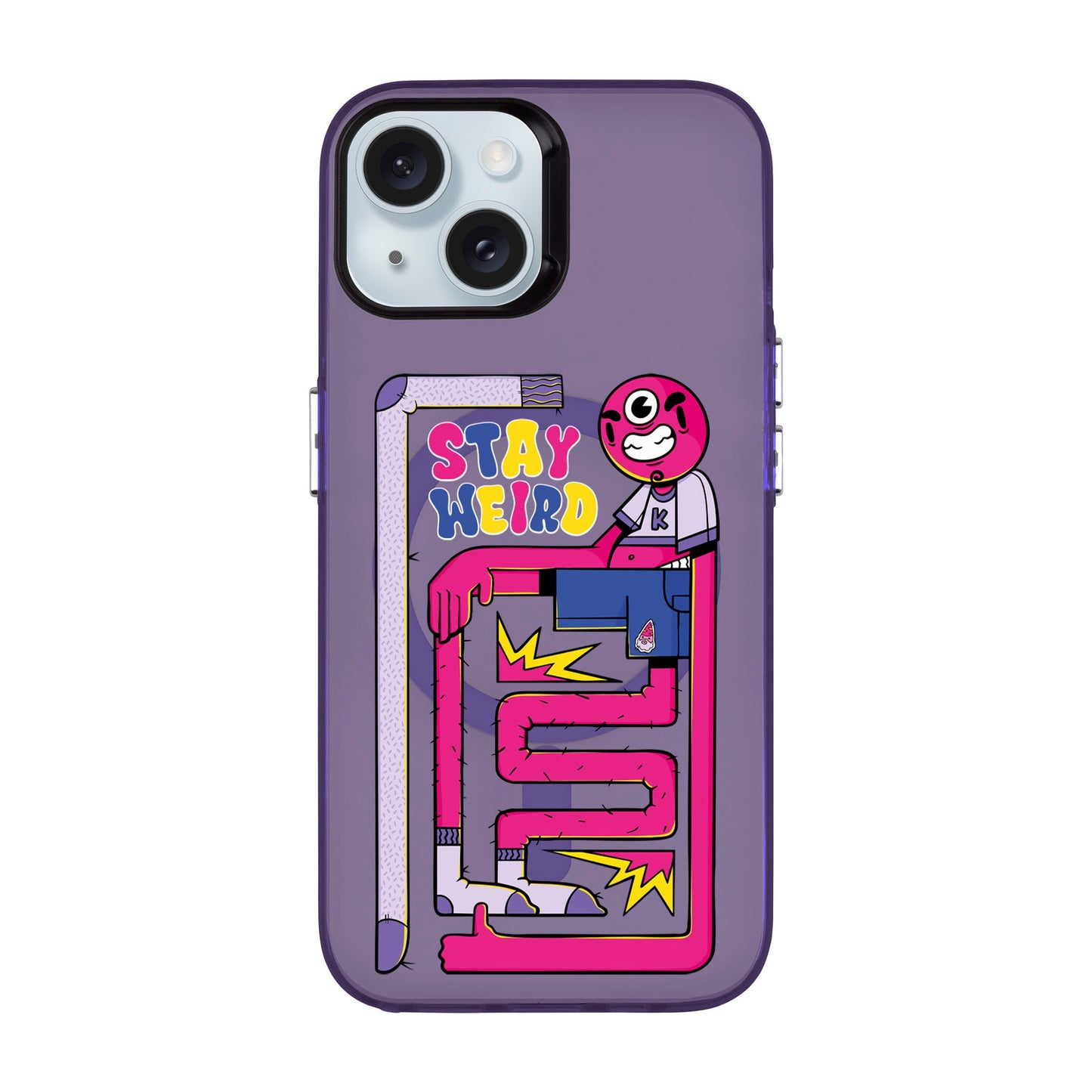 OG TOOTHY-iPhone 15 Hold Kılıf MagSafe Özellikli