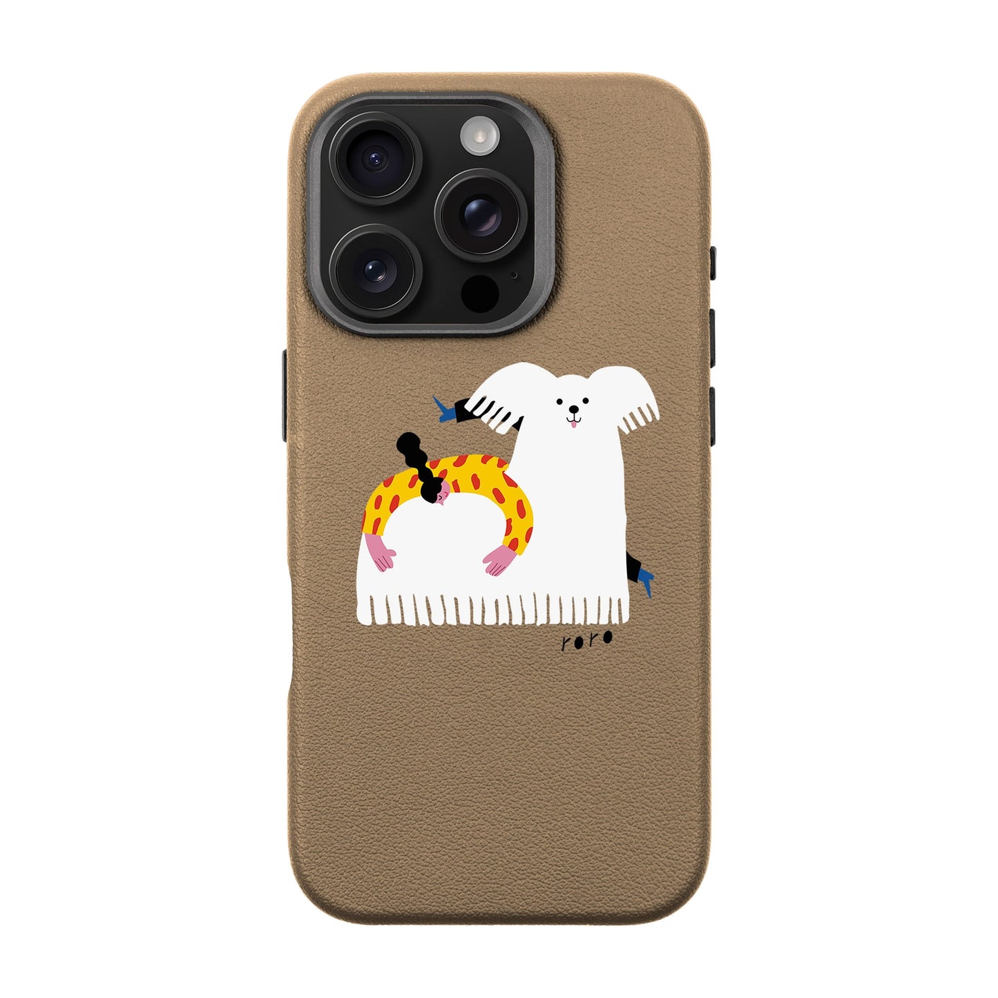 FANCY DOG-iPhone 16 Pro Leather Premium Kılıf MagSafe Özellikli