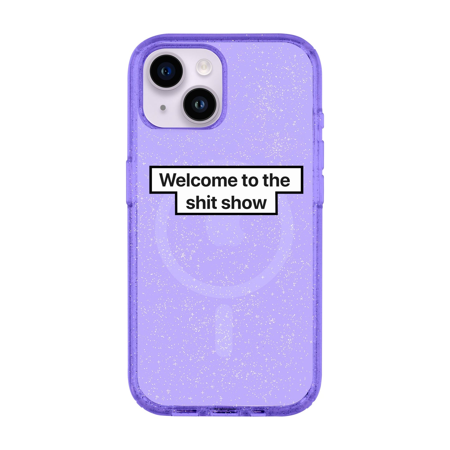 WELCOME-iPhone 14 Shiny Kılıf MagSafe Özellikli