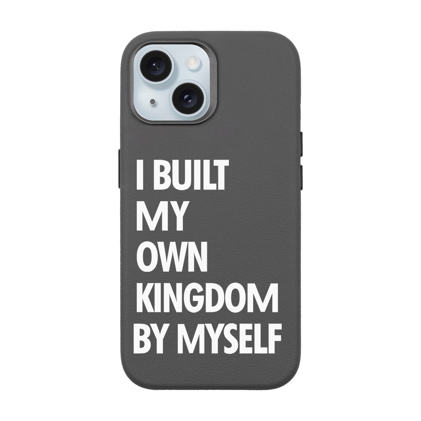 KINGDOM-iPhone 15 Leather Premium Kılıf MagSafe Özellikli
