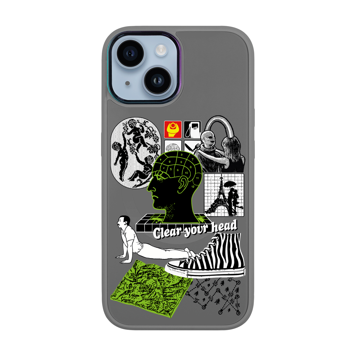 CLEAR YOUR HEAD-iPhone 14 Vigor Kılıf MagSafe Özellikli